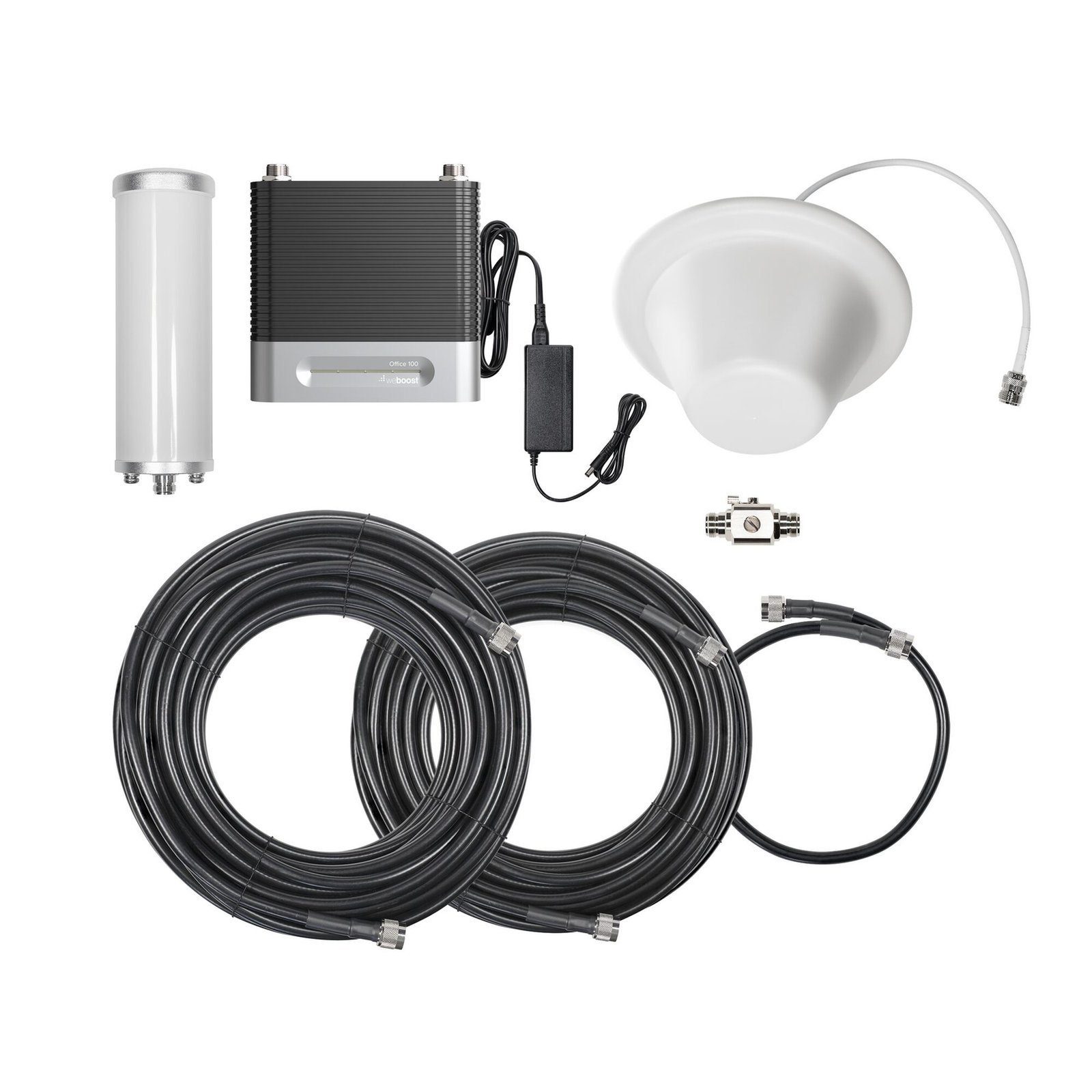 KIT Amplificador de Señal Celular 4G/ 3G, OFFICE 100 | Mejora la Señal Celular de Múltiples Operadores | Cubre áreas de hasta 1200 m² 531-060 - WILSONPRO / WEBOOST