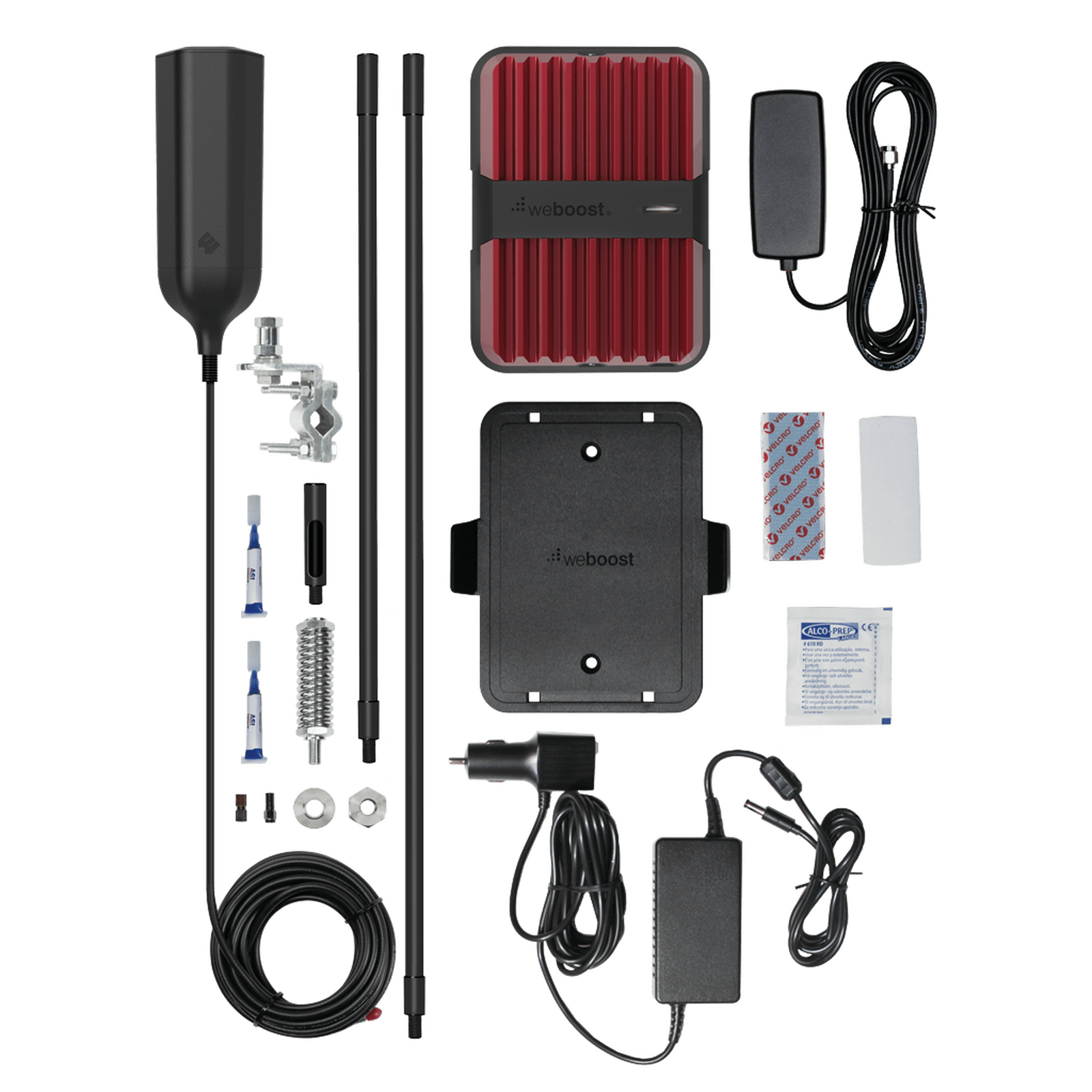 KIT Amplificador de Señal Celular 4G, 3G, VoLTE y Voz Convencional, Drive Reach OTR/ Especial para Tractocamión y Pick up Pesados/ Soporta múltiples dispositivos y compañías como Telcel, AT&T y Movistar a la vez. 532-154 - WILSONPRO / WEBOOST