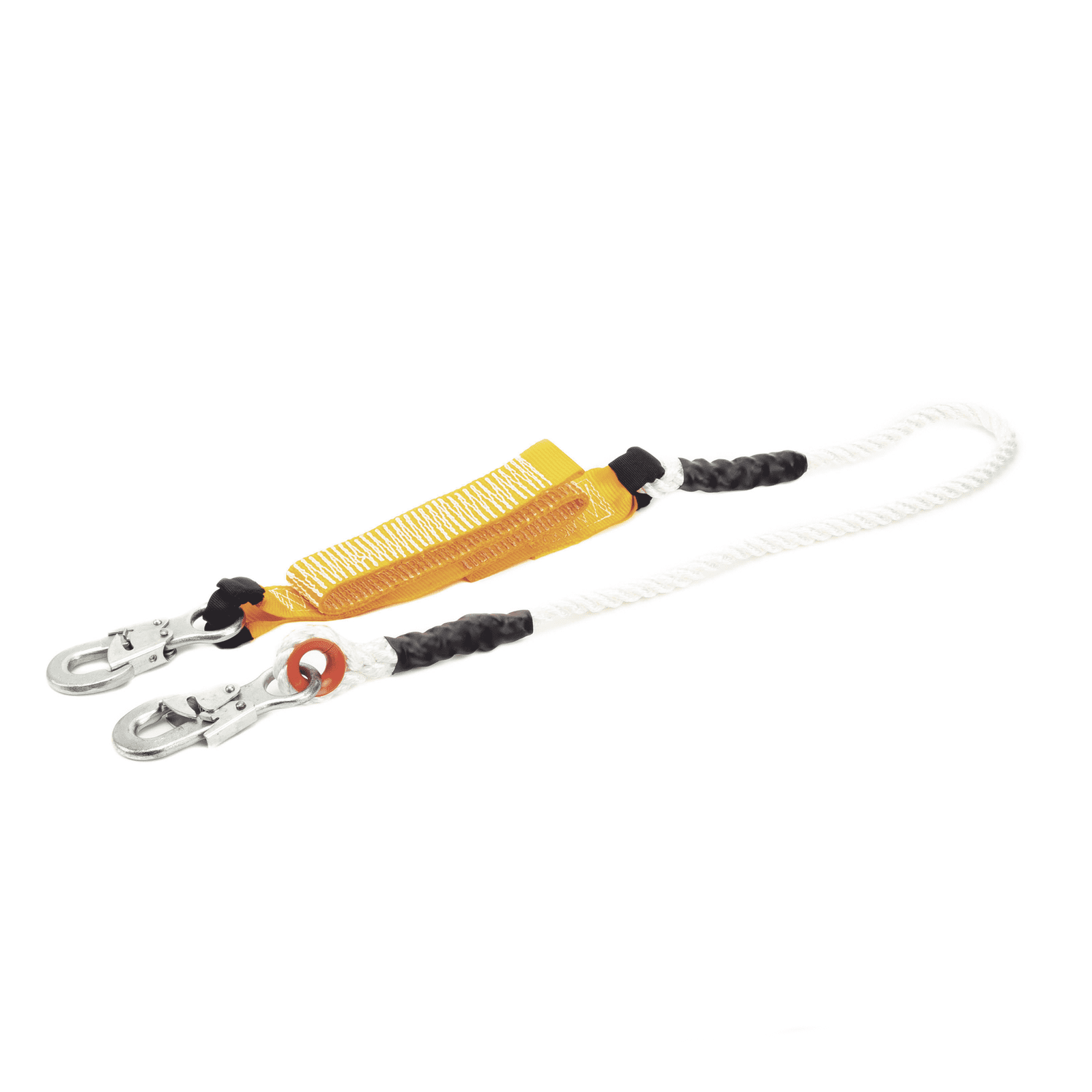 Amortiguador con Cable de Protección de Nylon y 2 Ganchos de Seguro Doble. 5430-15-D - TULMEX