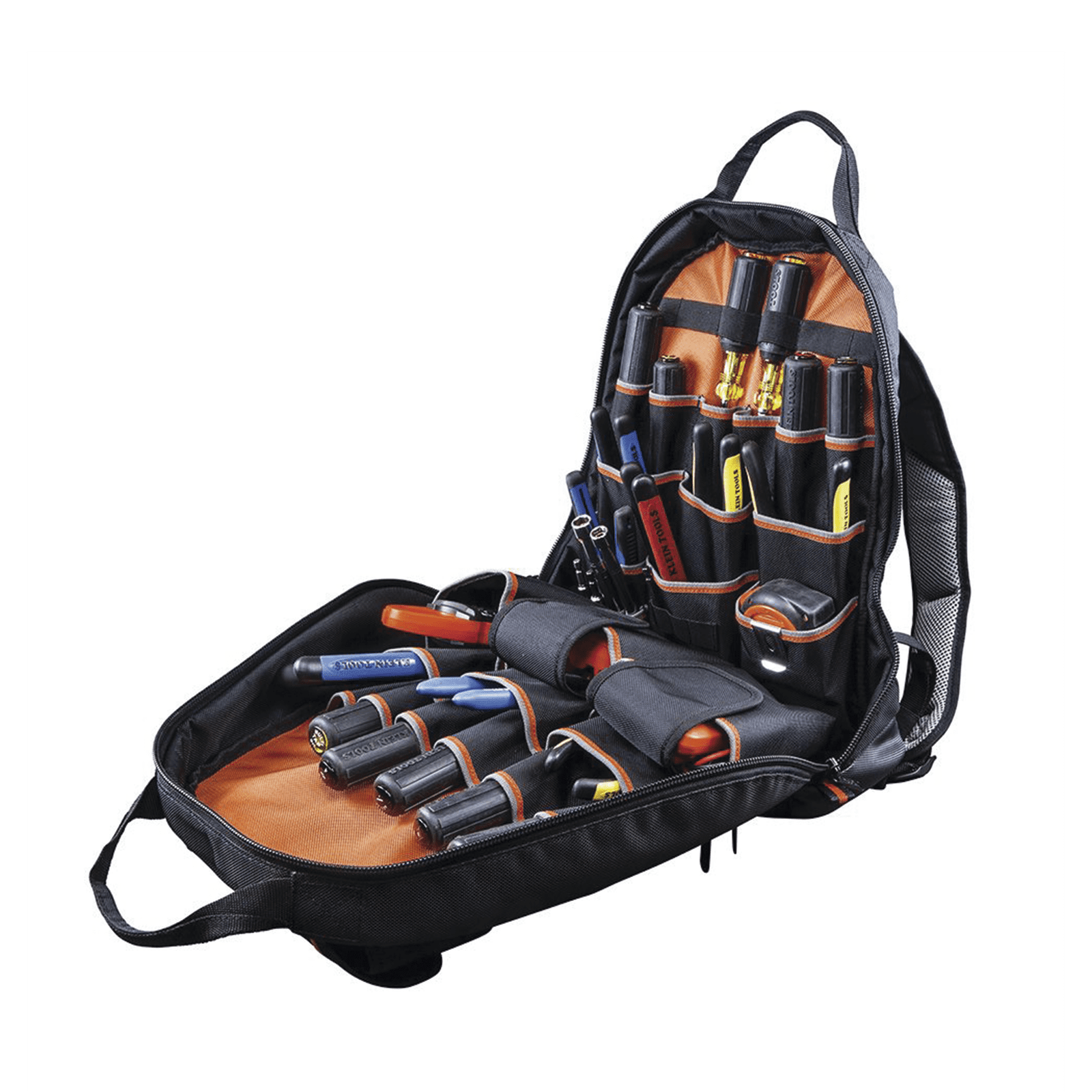 Mochila para Herramientas Tradesman Pro™ de 44.5 cm en Color Negro con 35 Bolsillos (No incluye herramientas). 55475 - KLEIN TOOLS
