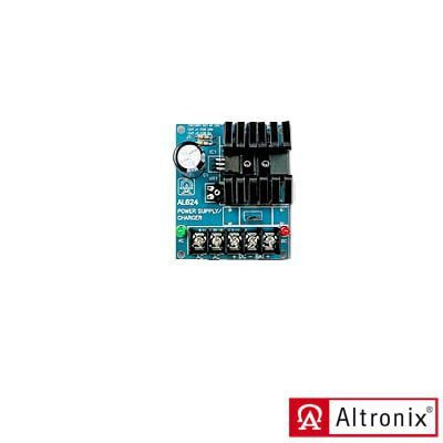 6 o 12 o 24 Vcc @ 1.2  A o 0.75 A / fuente tipo tarjeta / 1 salida / requiere transformador de entrada / capacidad de respaldo / Batería no incluida. AL-624 - ALTRONIX