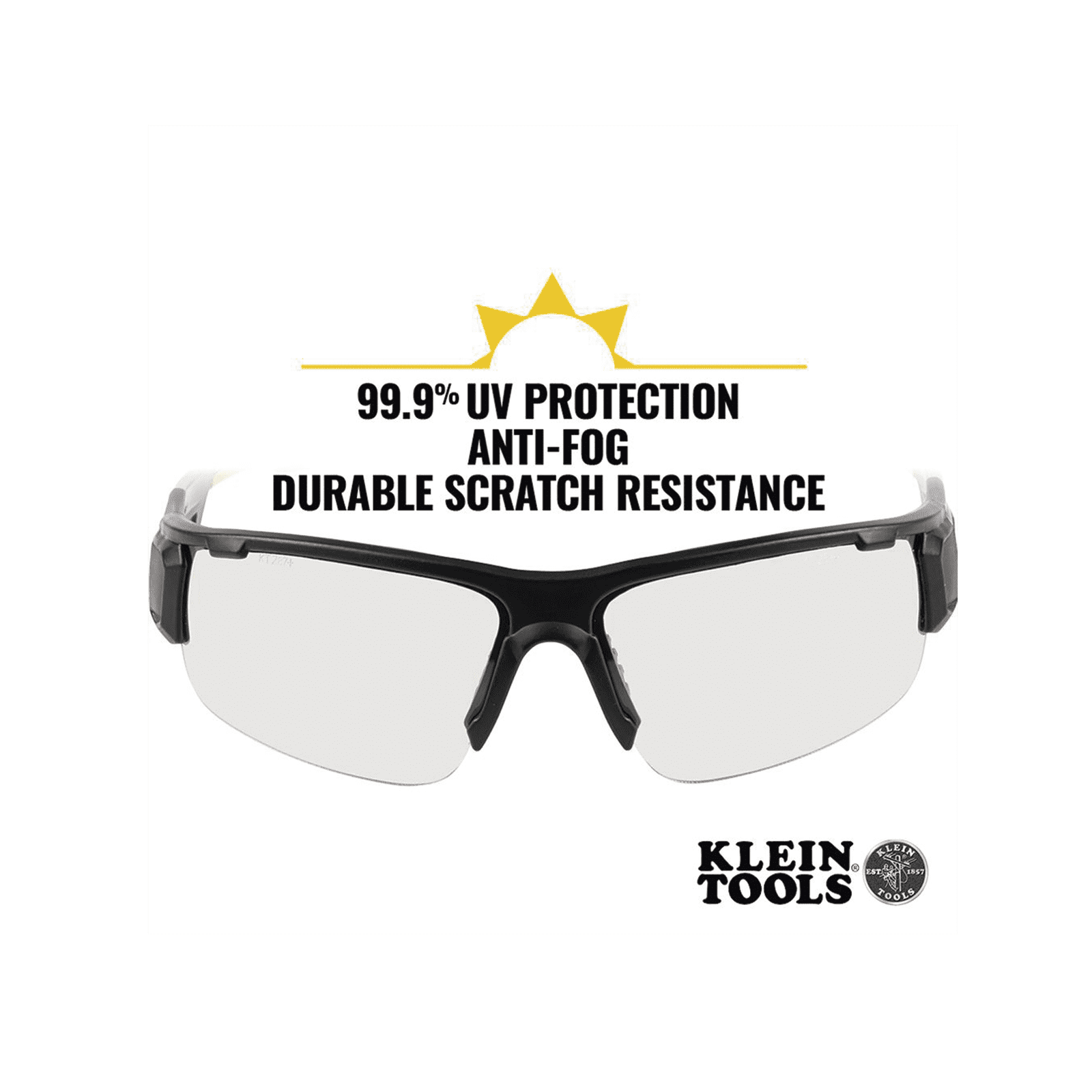Gafas de Seguridad con Semimarco PRO de Alta Calidad y Cristales para Interior / Exterior 60536 - KLEIN TOOLS