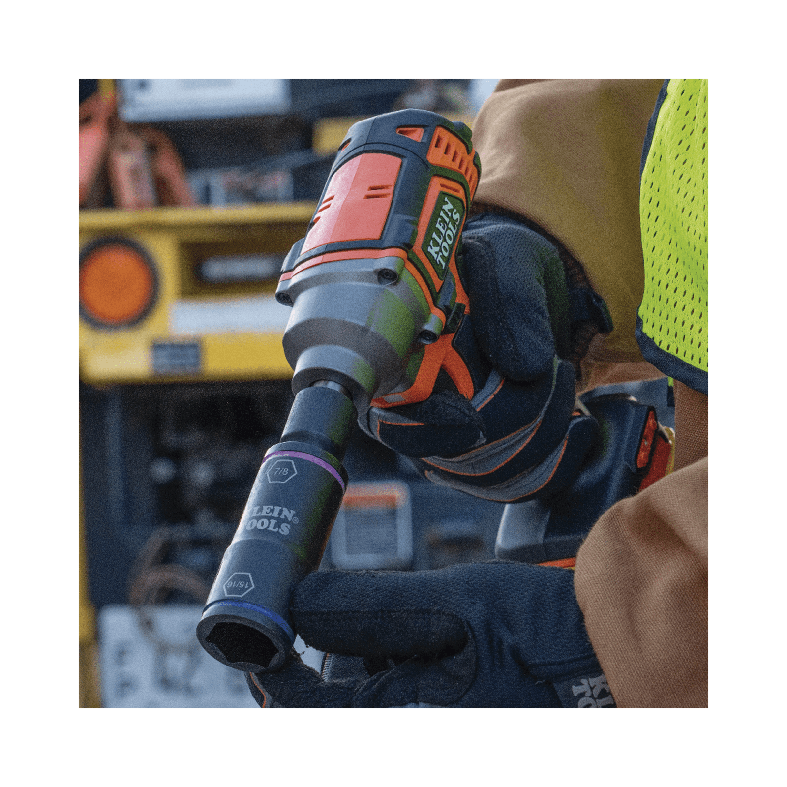 Juego de Dados de Impacto de 7 piezas, Medidas: 3/8 x 7/16”, 1/2 x 9/16”, 5/8 x 11/16”, 3/4 x 13/16”, y 7/8 x 15/16” 66070 - KLEIN TOOLS