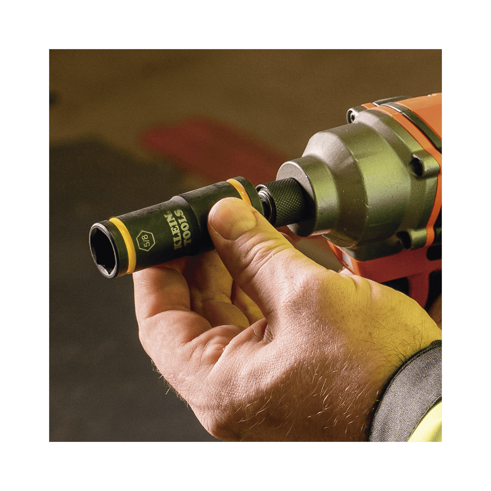 Juego de Dados de Impacto de 7 piezas, Medidas: 3/8 x 7/16”, 1/2 x 9/16”, 5/8 x 11/16”, 3/4 x 13/16”, y 7/8 x 15/16” 66070 - KLEIN TOOLS