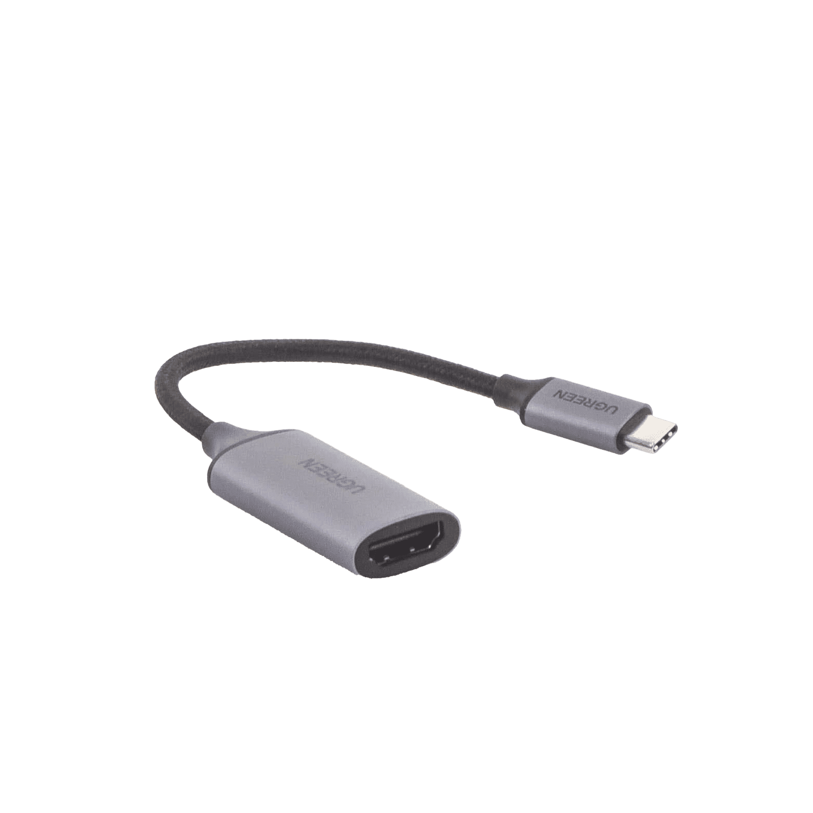 Cable Adaptador USB C a HDMI 4K@60Hz / Convertidor Thunderbolt 3 / Caja de Aluminio / HDMI V2.0 / 3D / Longitud del cable 10cm 70444 - UGREEN