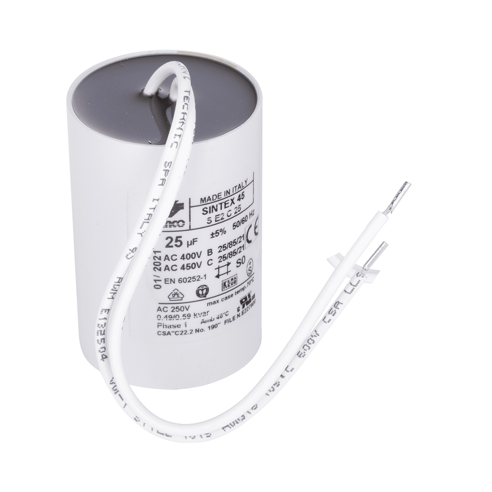 Capacitor de Arranque para Brazos FAAC 400 76012625 - FAAC