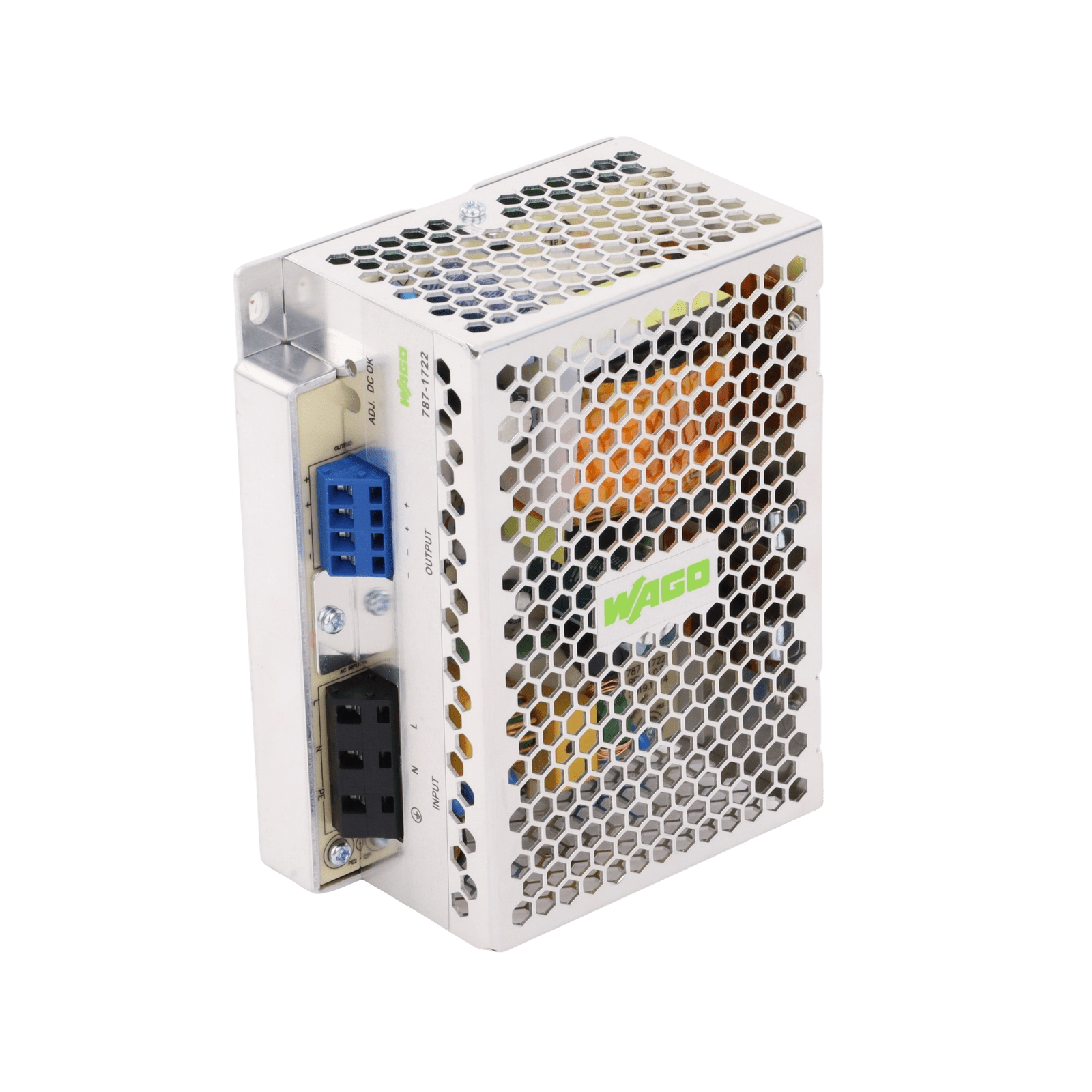 Fuente de alimentación con sincronización primaria; ECO; monofásico; Tensión de salida 24V DC; Corriente de salida 5A; DC-OK LED 787-1722 - WAGO