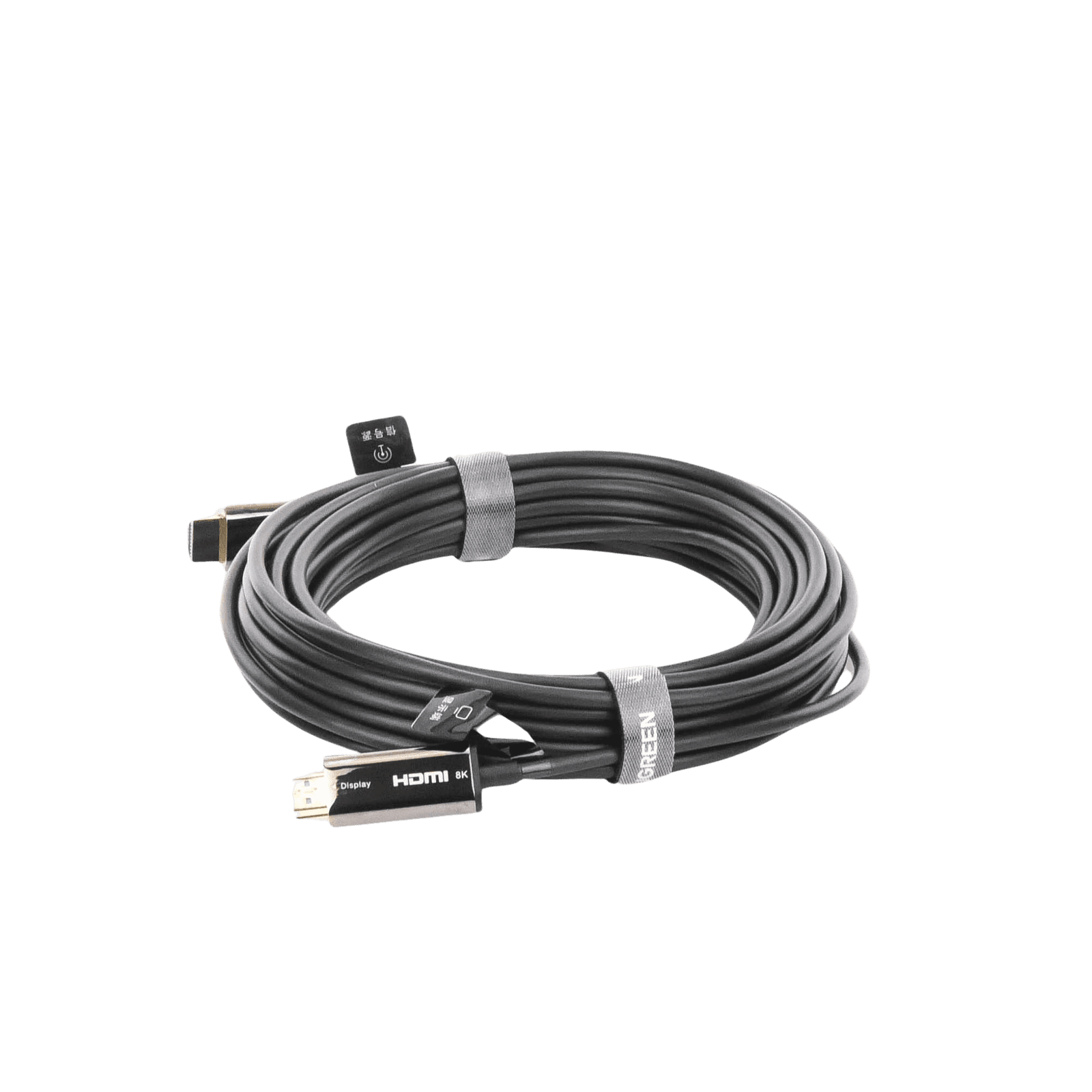 Cable HDMI de 10 Metros por Fibra Óptica 8K@60Hz / Fibra de 4 núcleos + Cobre estañado de 7 núcleos / Compatible con HDMI 2.1 / Alta velocidad 18 Gbps / 3D / HDR / Caja de Aleacion Zinc / Premium 80406 - UGREEN