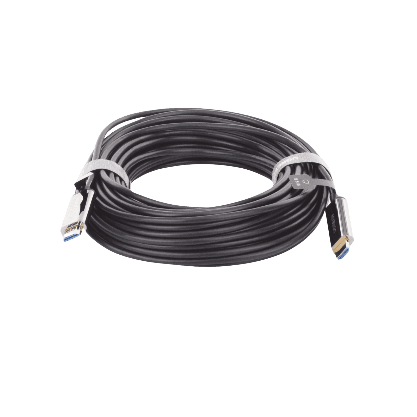 Cable HDMI de 20 Metros por Fibra Óptica 8K@60Hz / Fibra de 4 núcleos + Cobre estañado de 7 núcleos / Compatible con HDMI 2.1 / Alta velocidad 18 Gbps / 3D / HDR / Caja de Aleacion Zinc / Premium 80408 - UGREEN