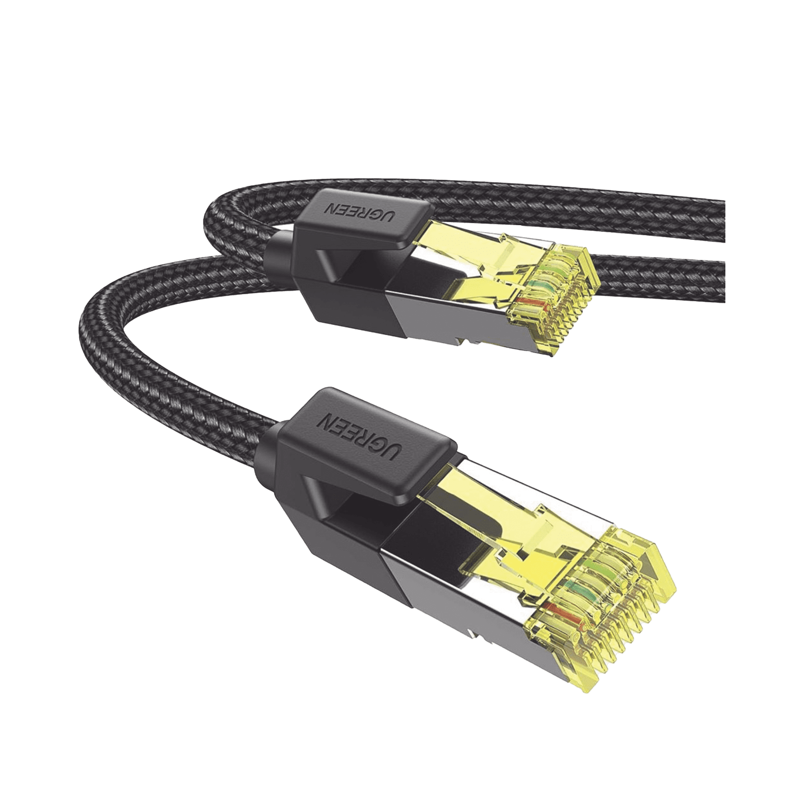 Cable Ethernet Cat7 CLASSâ? F/FTP Redondo con Malla de Nylon 1 Metro 80421 - UGREEN