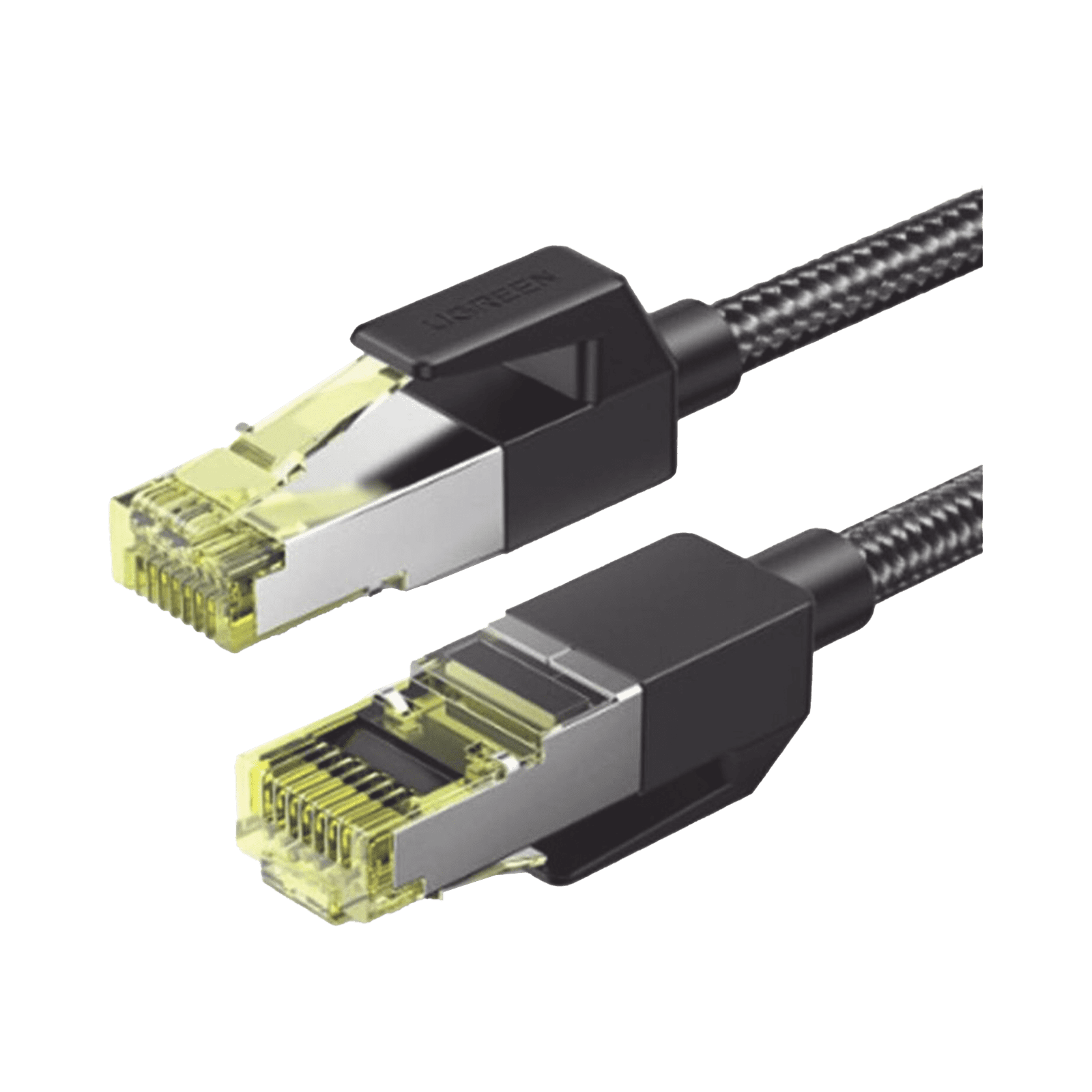 Cable Ethernet Cat7 CLASSâ? F/FTP Redondo con Malla de Nylon 1 Metro 80421 - UGREEN