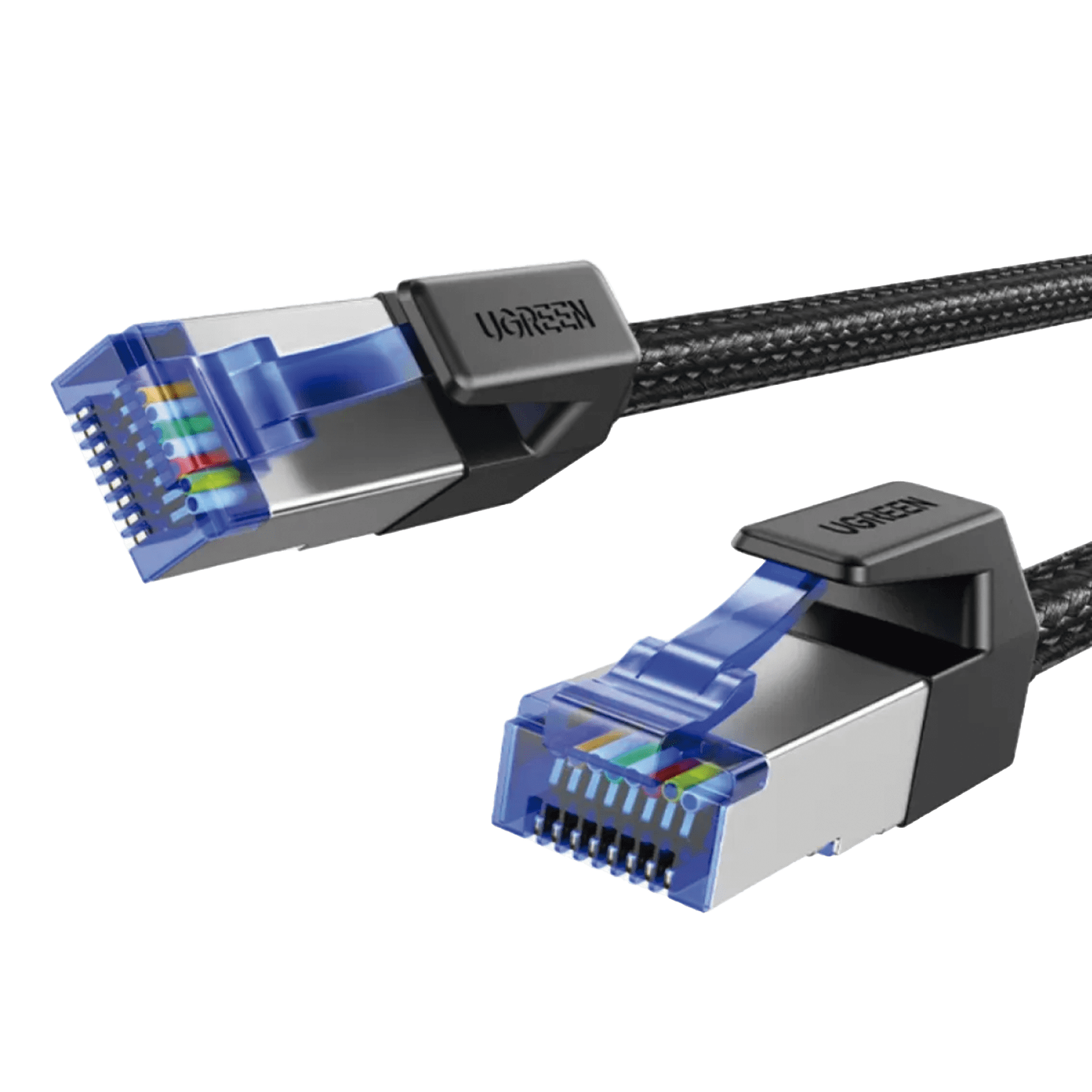 Cable Ethernet Cat8 CLASSâ? F/FTP Redondo con Malla de Nylon 1 Metro 80429 - UGREEN