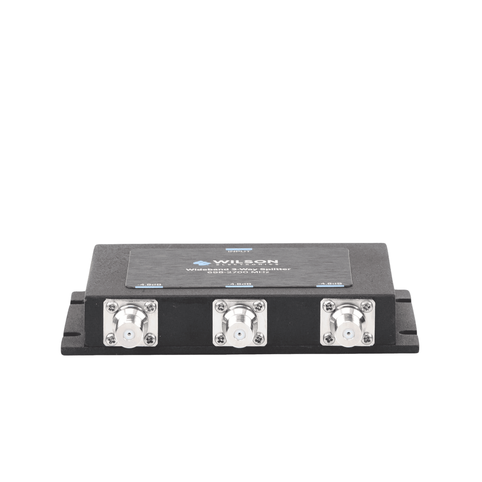Divisor de potencia de 3 vías para la distribución de señal a tres antenas de servicio | 4.8 dB de pérdida por puerto | Conectores F hembra 850-035 - WILSONPRO / WEBOOST