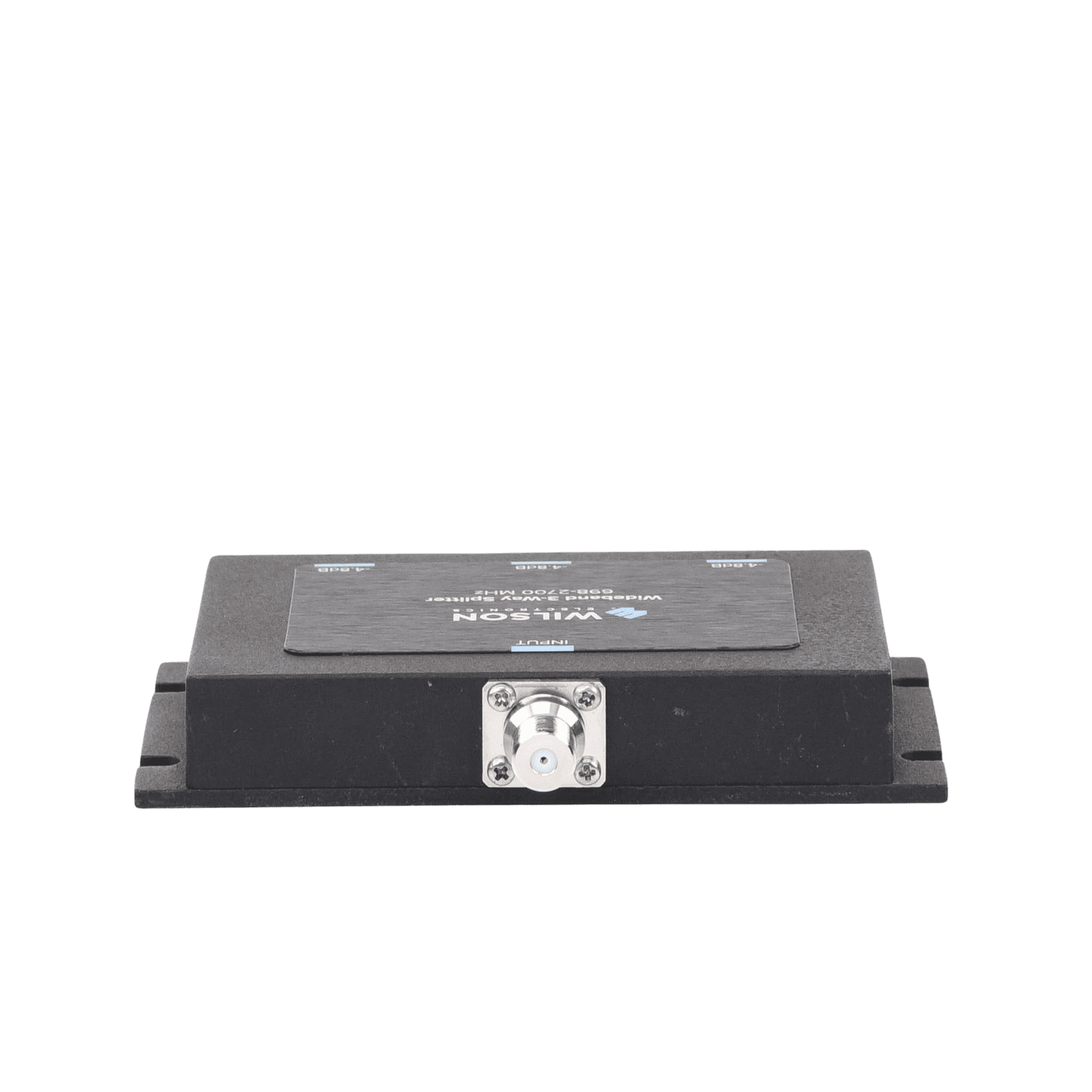 Divisor de potencia de 3 vías para la distribución de señal a tres antenas de servicio | 4.8 dB de pérdida por puerto | Conectores F hembra 850-035 - WILSONPRO / WEBOOST