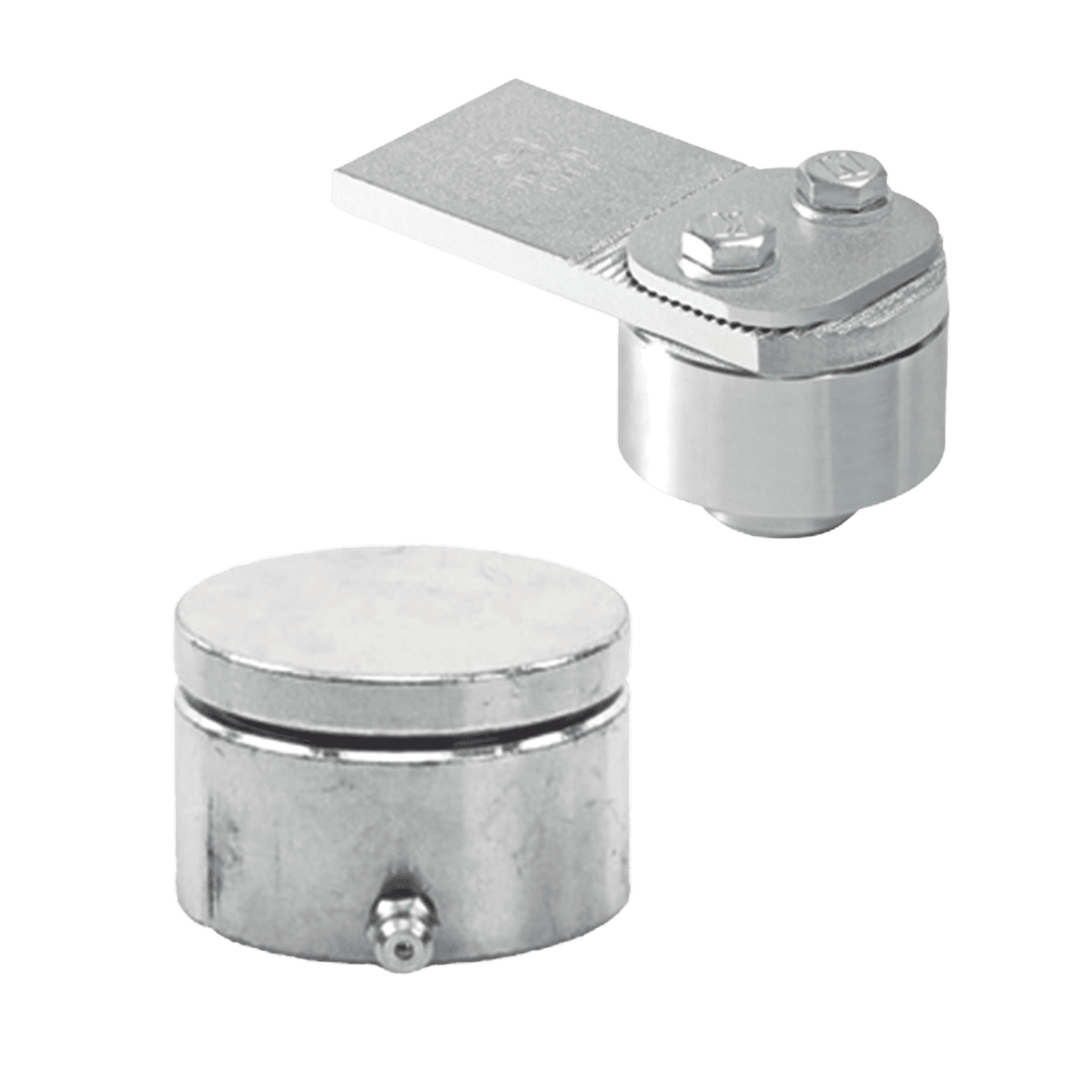 85G+87G / Kit de Bivelo y Tejuelo Grandes Para Puertas de Hasta 650 Kg 10800414-001 - COMUNELLO