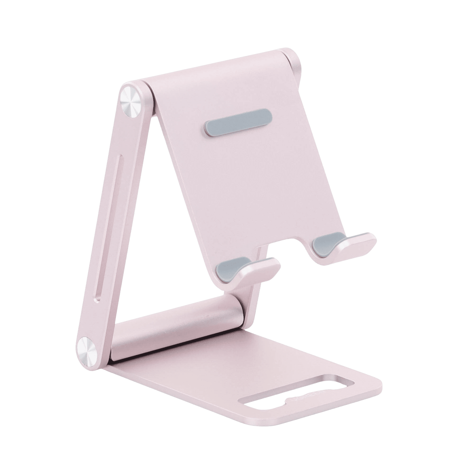 Soporte para Teléfono Celular de Aluminio / Angulo Ajustable / Amplia Compatibilidad con dispositivos de 4.7” a 7.9” / Antideslizante / Antiarañazos / Plegable / Color Rosa 90460 - UGREEN