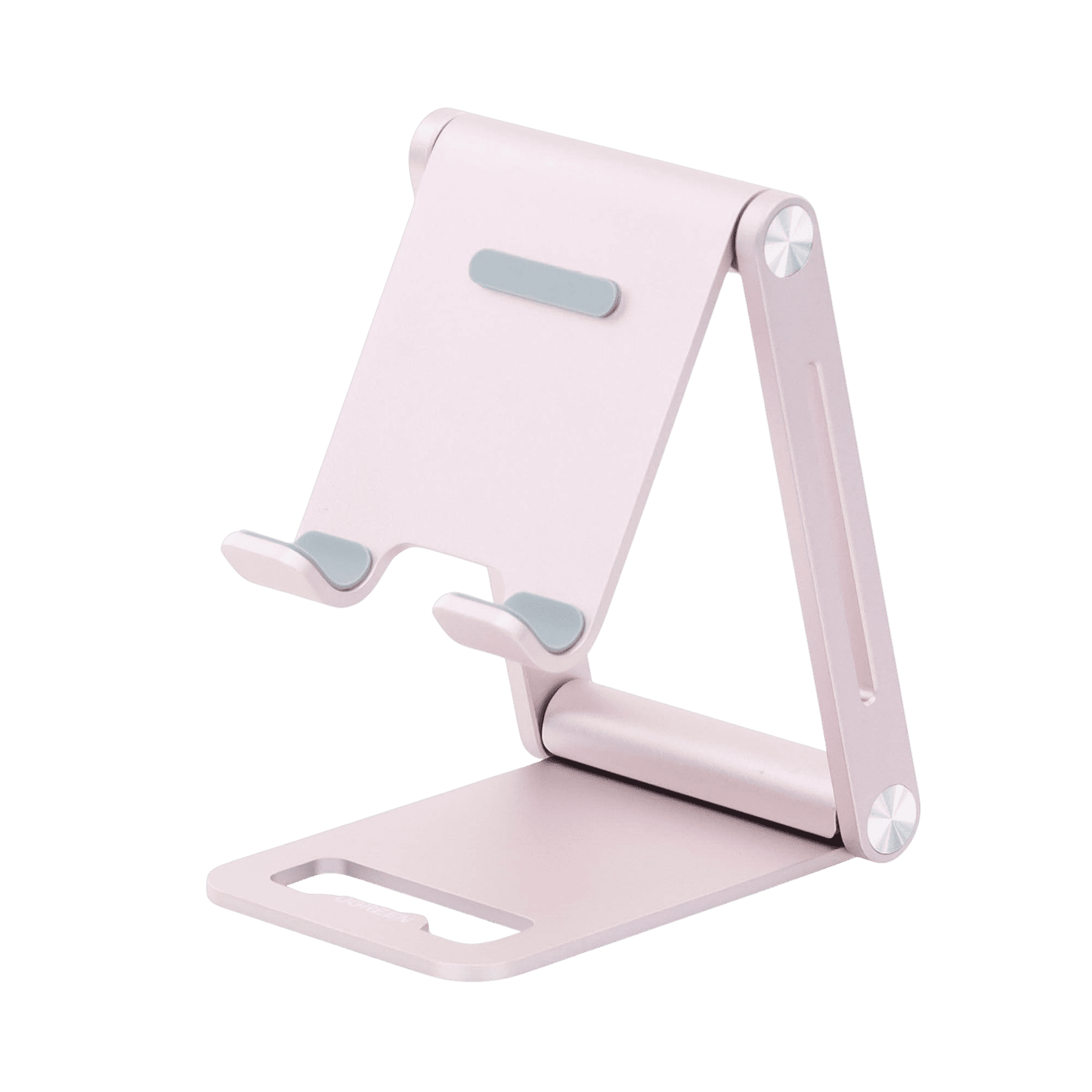 Soporte para Teléfono Celular de Aluminio / Angulo Ajustable / Amplia Compatibilidad con dispositivos de 4.7” a 7.9” / Antideslizante / Antiarañazos / Plegable / Color Rosa 90460 - UGREEN