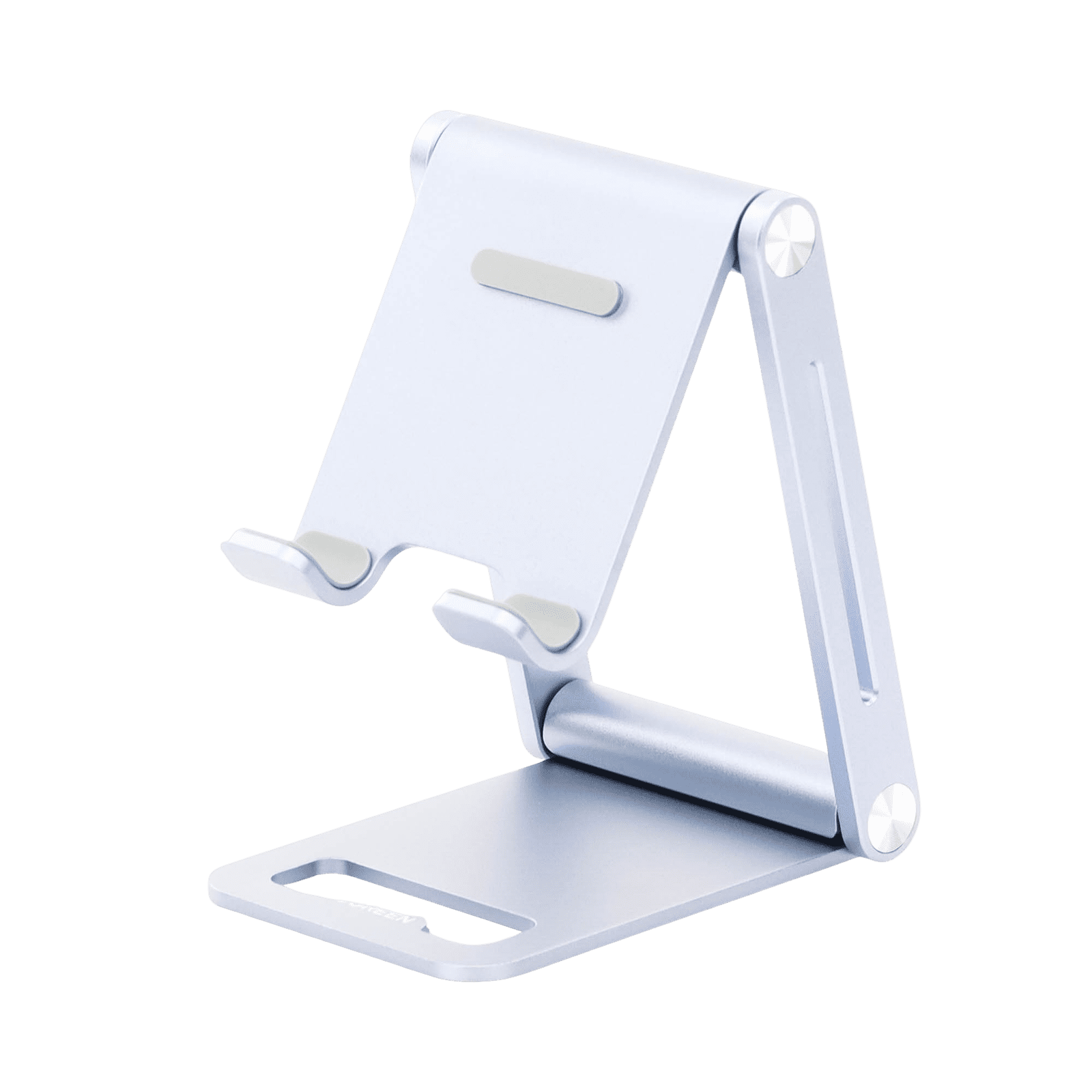 Soporte para Teléfono Celular de Aluminio / Angulo Ajustable / Amplia Compatibilidad con dispositivos de 4.7” a 7.9” / Antideslizante / Antiarañazos / Plegable / Color Azul 90461 - UGREEN