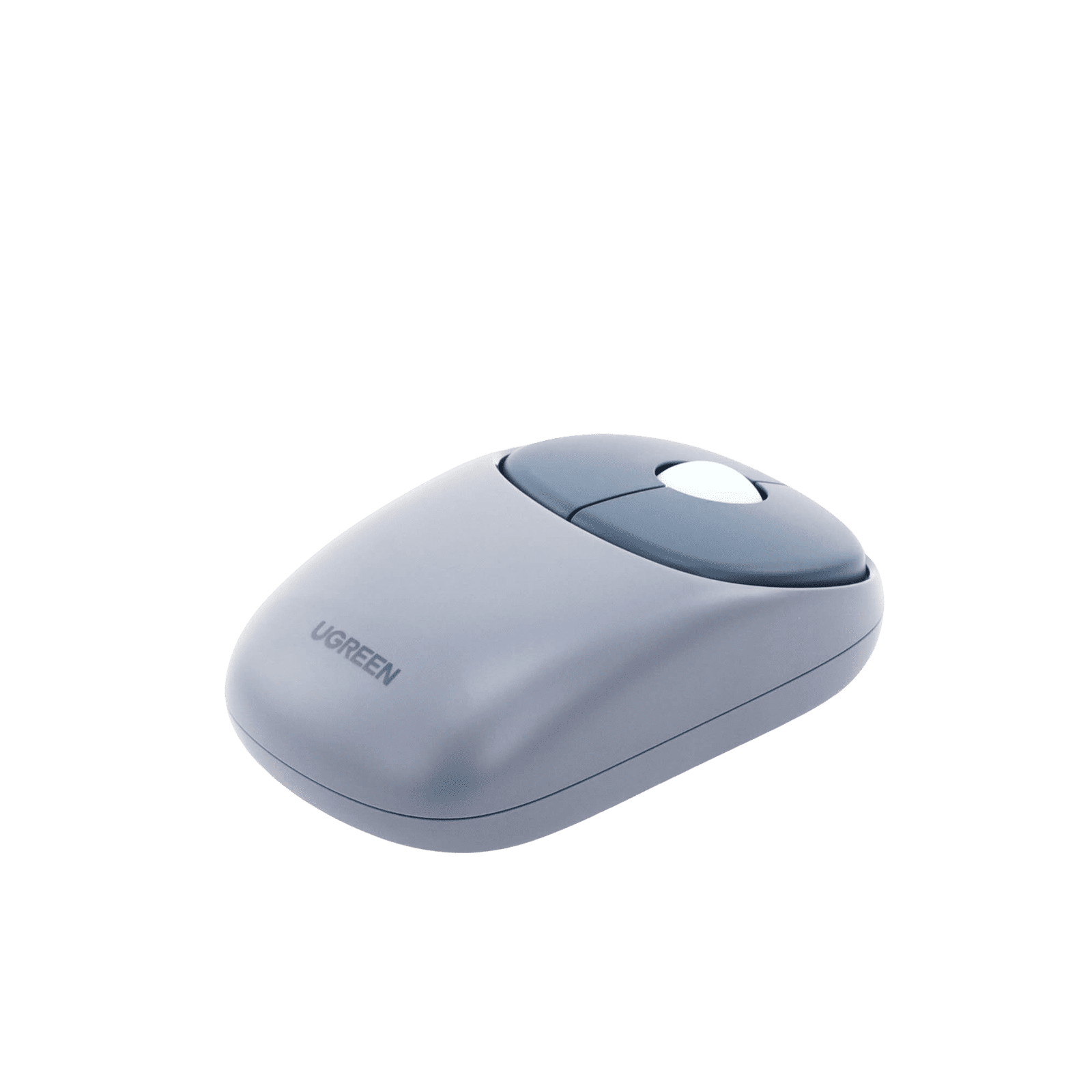 Mouse Inalámbrico FUN | Recargable| 2.4G & Bluetooth | 4 Niveles de DPI | Silencioso | Ergonómico | 5 Botones | Compatible con Windows, macOS 10.5, Android iOS Linux y Chrome OS | Color Azul. 90538 - UGREEN