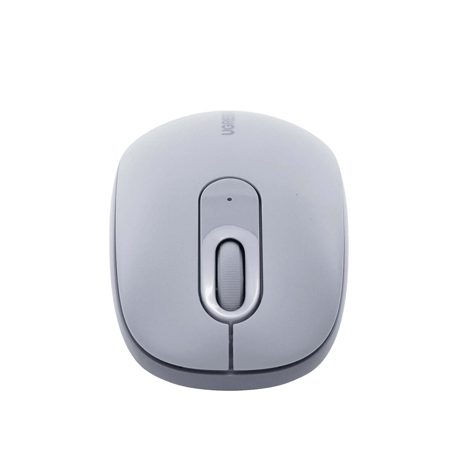 Mouse Inalámbrico 2.4G 800/1200/1600/2400 DPI | Función de 3 botones | Alcance 10m | Silencioso | Ergonómico | Anti-caída y Anti-interferencias | Batería Alcalina AA incluida | Color Grey. 90669 - UGREEN