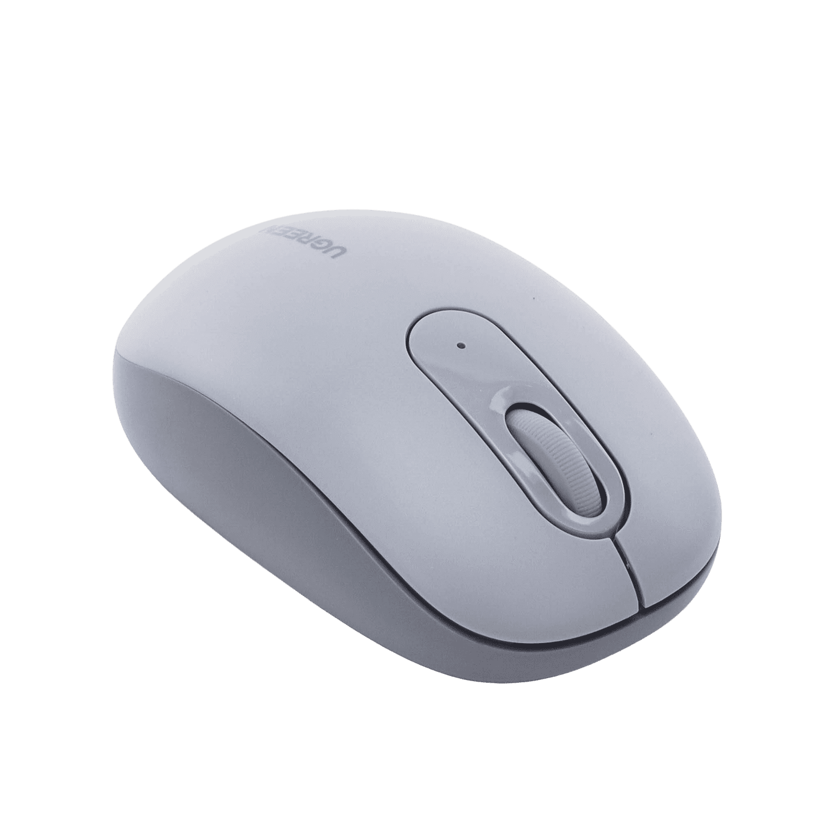 Mouse Inalámbrico 2.4G 800/1200/1600/2400 DPI | Función de 3 botones | Alcance 10m | Silencioso | Ergonómico | Anti-caída y Anti-interferencias | Batería Alcalina AA incluida | Color Grey. 90669 - UGREEN
