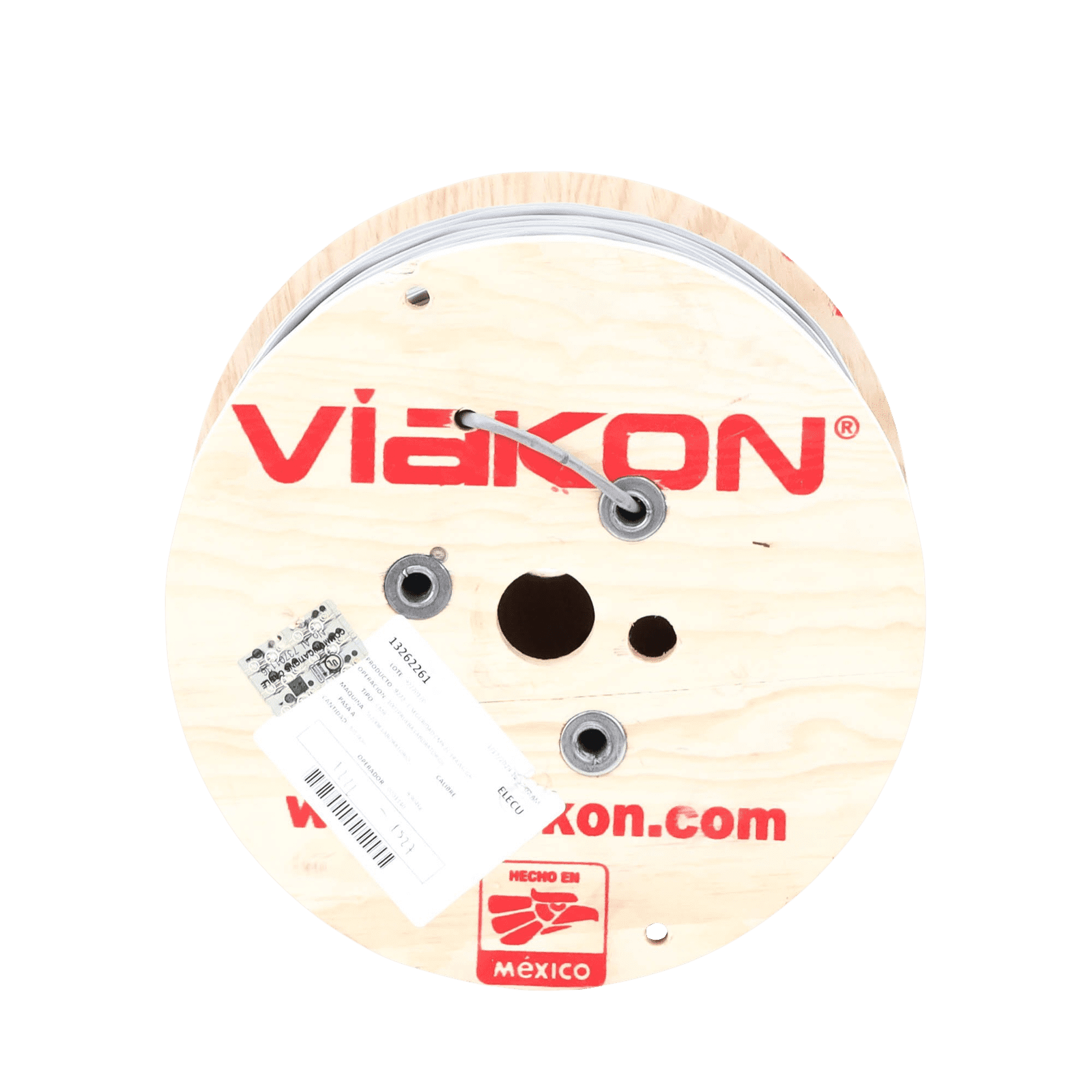 Cable 2 x 18 AWG / Blindado / 305 Metros / Riser / UL / Color Gris / Hecho en México 9222 - VIAKON