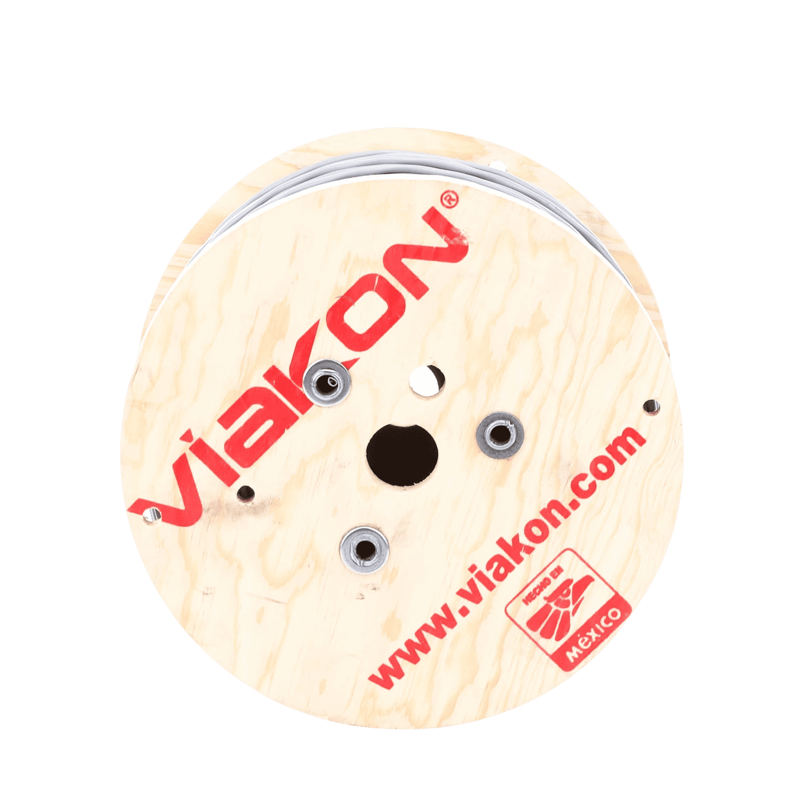 Cable 2 x 18 AWG / Blindado / 305 Metros / Riser / UL / Color Gris / Hecho en México 9222 - VIAKON