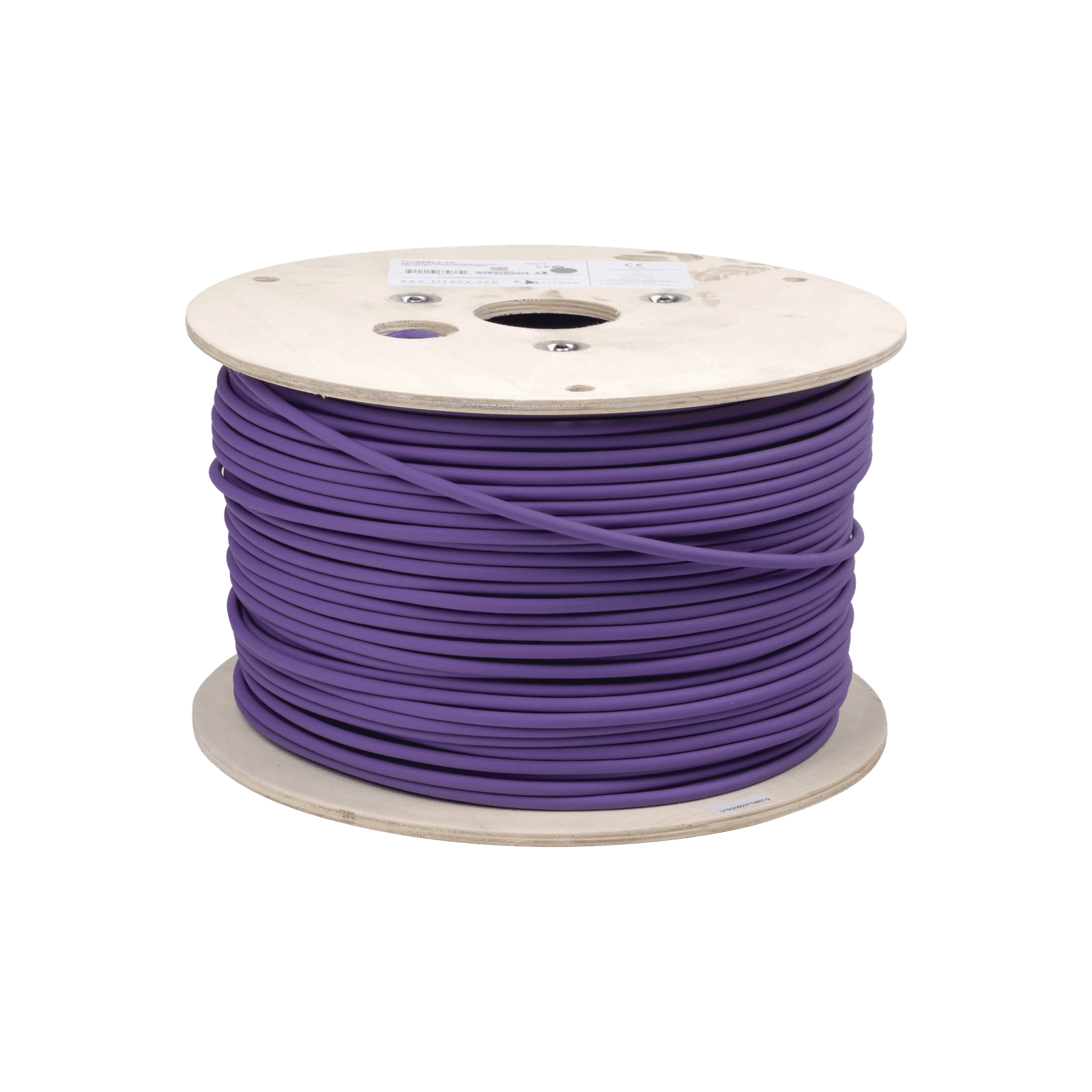Bobina de Cable Blindado F/UTP de 4 Pares, Z-MAX, Cat6A, Soporte de Aplicaciones 10GBase-T, LS0H (Libre de Gases Toxicos), Color Violeta, 305m 9A6L4-A5 - SIEMON
