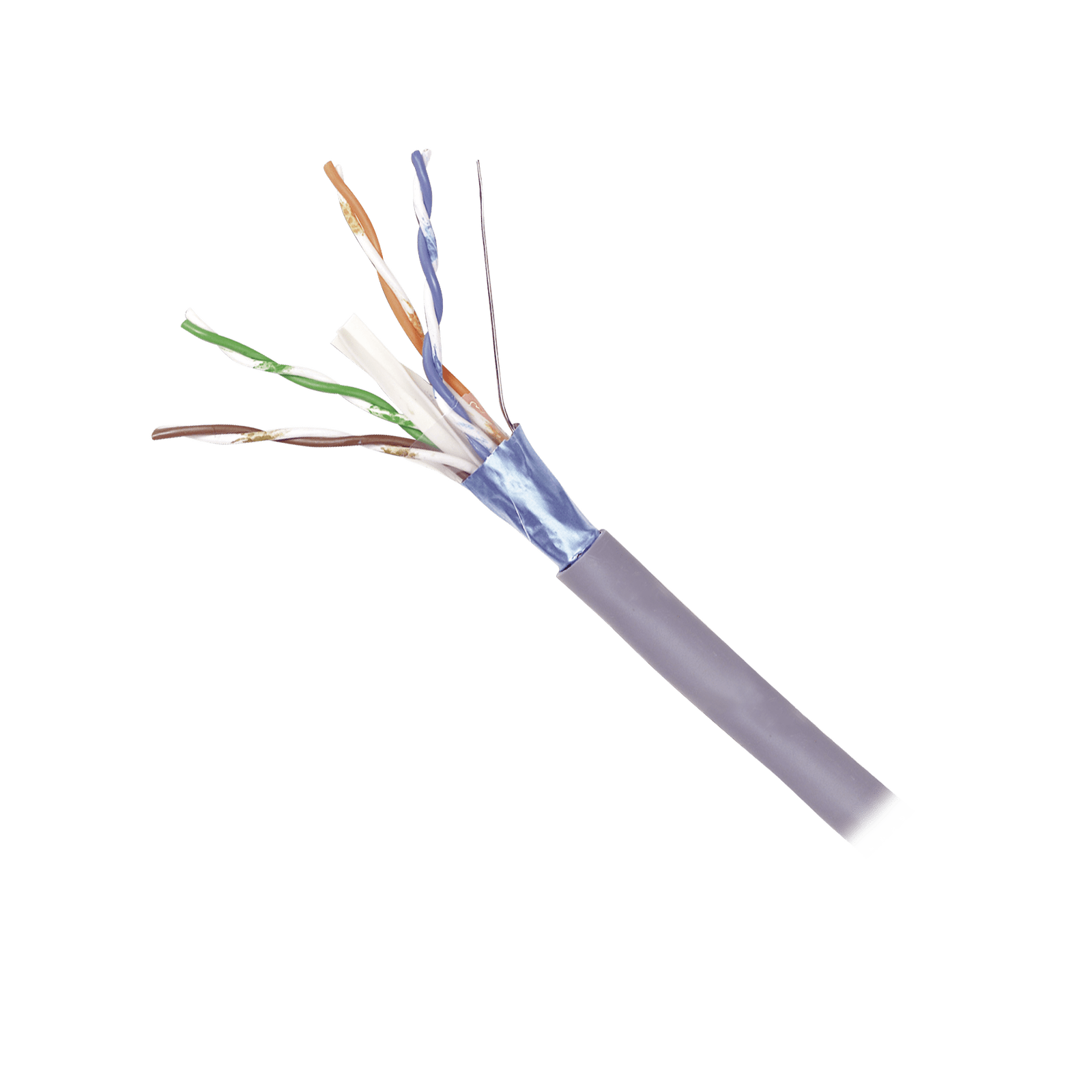 Bobina de Cable Blindado F/UTP de 4 Pares, Z-MAX, Cat6A, Soporte de Aplicaciones 10GBase-T, CM, Color Gris, 305m 9A6M4-A5 - SIEMON