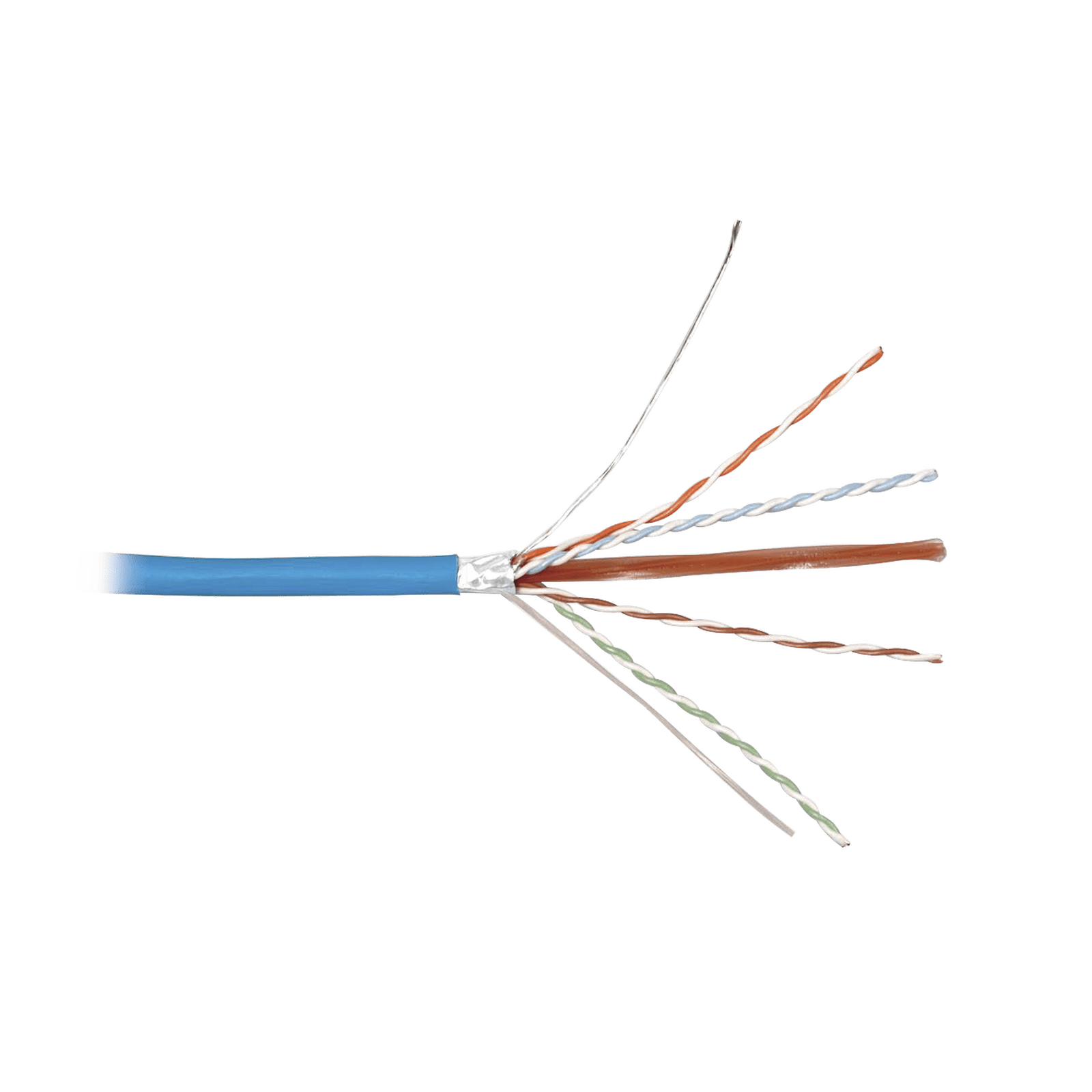 Bobina de Cable Blindado F/UTP de 4 Pares, Z-MAX, Cat6A, Soporte de Aplicaciones 10GBase-T, CMR (Riser), Color Azul, 305m 9A6R4-A5 - SIEMON