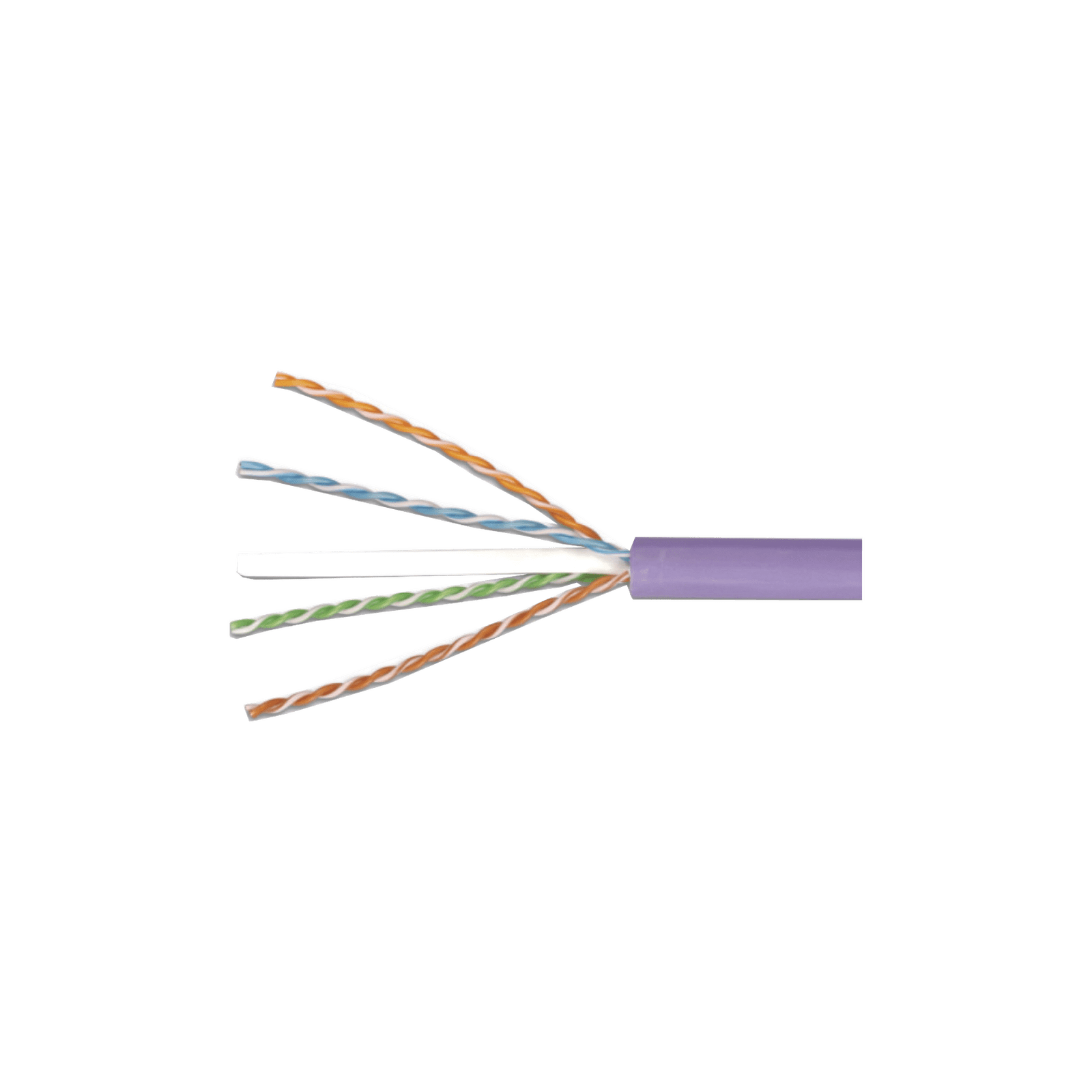 Bobina de Cable UTP Reelex, de 4 pares, Alto Desempeño Cat6, LS0H (Bajo humo, cero halógenos), Color Violeta, 23 AWG, 305m 9C6L4-E3-RXA - SIEMON
