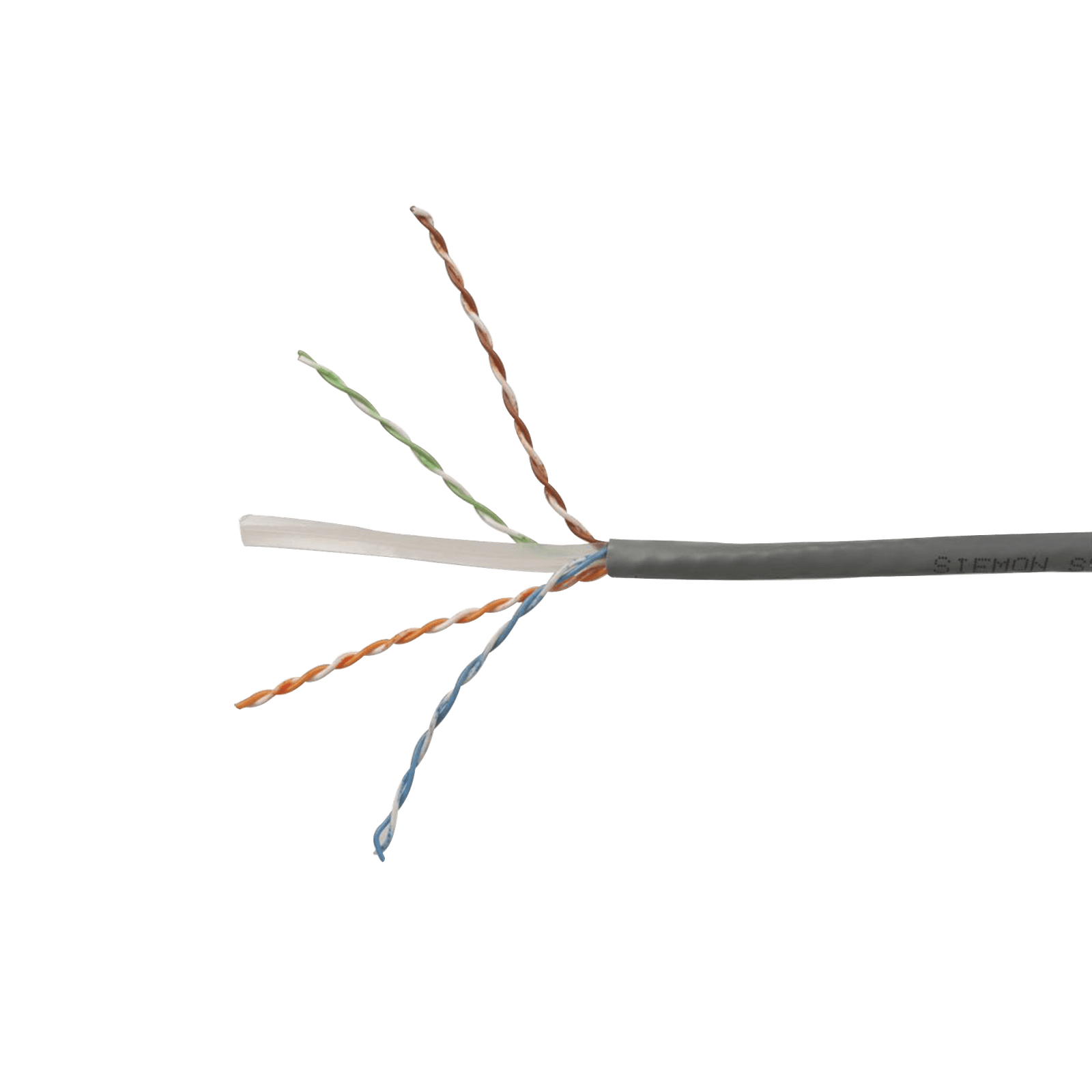 Bobina de Cable UTP Reelex, de 4 pares, Desempeño Cat6, PVC (CM), Color Gris, 24 AWG, 305m 9C6M4-E2-RXA - SIEMON