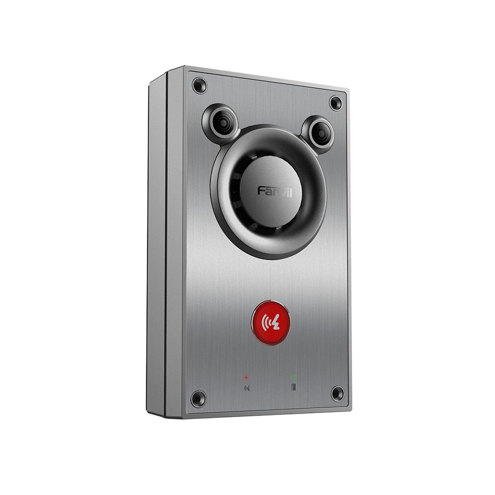 Intercomunicador IP, Altavoz 10W, 2 relevadores con botón para llamada, anti-vandálico, IP66 e IK10, PoE A12F - FANVIL