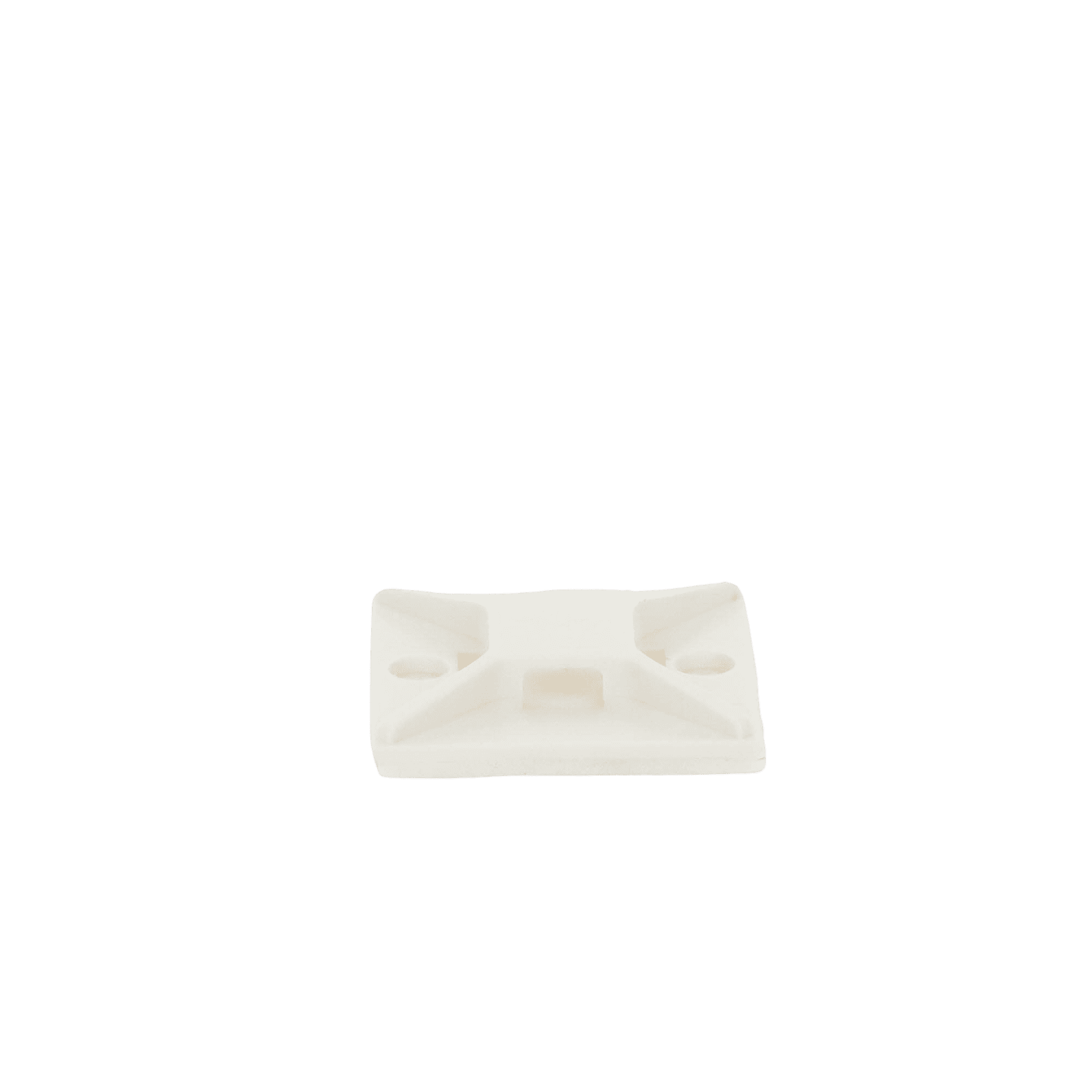 Montaje-Sujetador Para Cable de 4 Vías, con Adhesivo, 25.4 x 25.4mm (1in x 1in), Color Blanco, Uso en Interior, 1 pieza ABM2S-A-C - PANDUIT