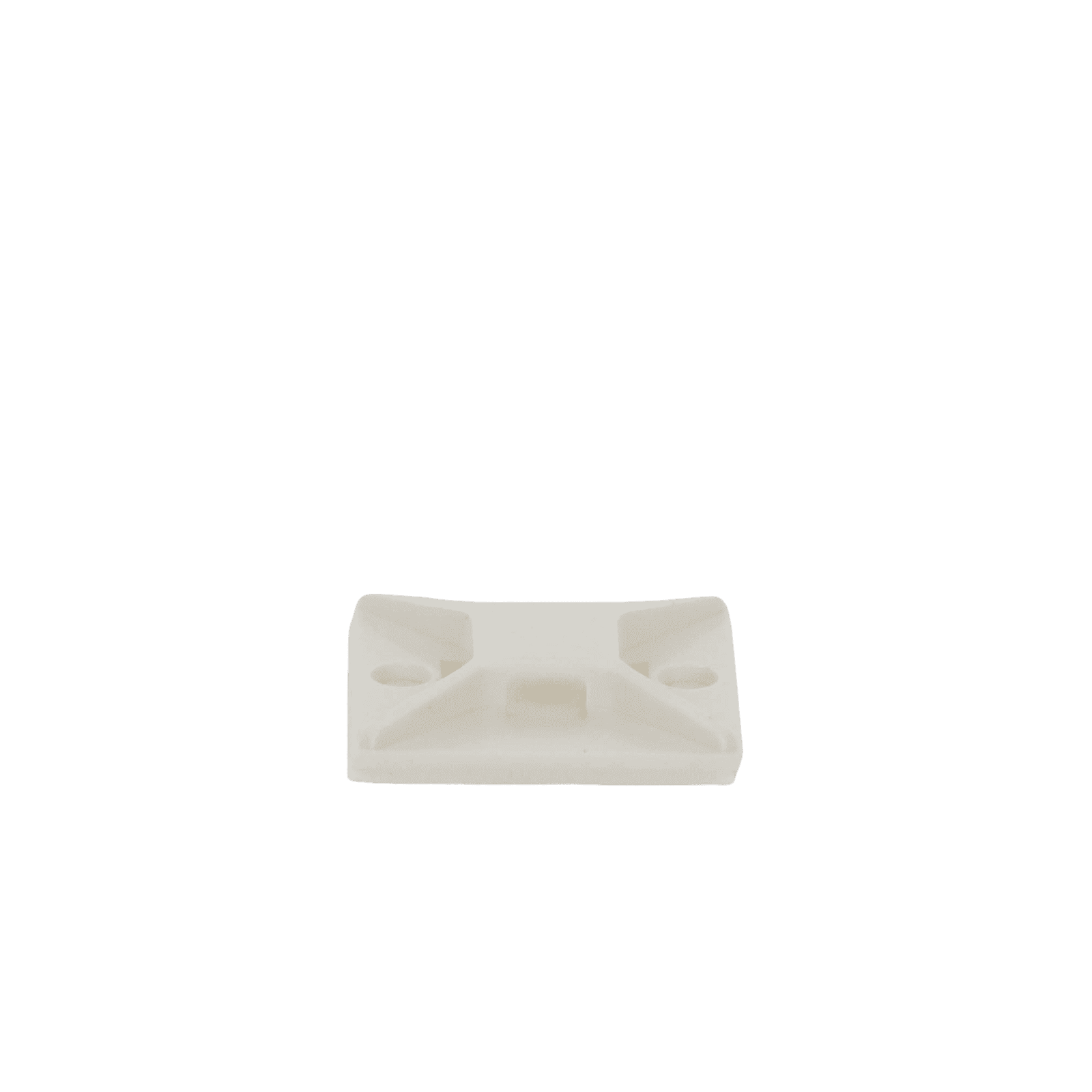 Montaje-Sujetador Para Cable de 4 Vías, con Adhesivo, 25.4 x 25.4mm (1in x 1in), Color Blanco, Uso en Interior, 1 pieza ABM2S-A-C - PANDUIT