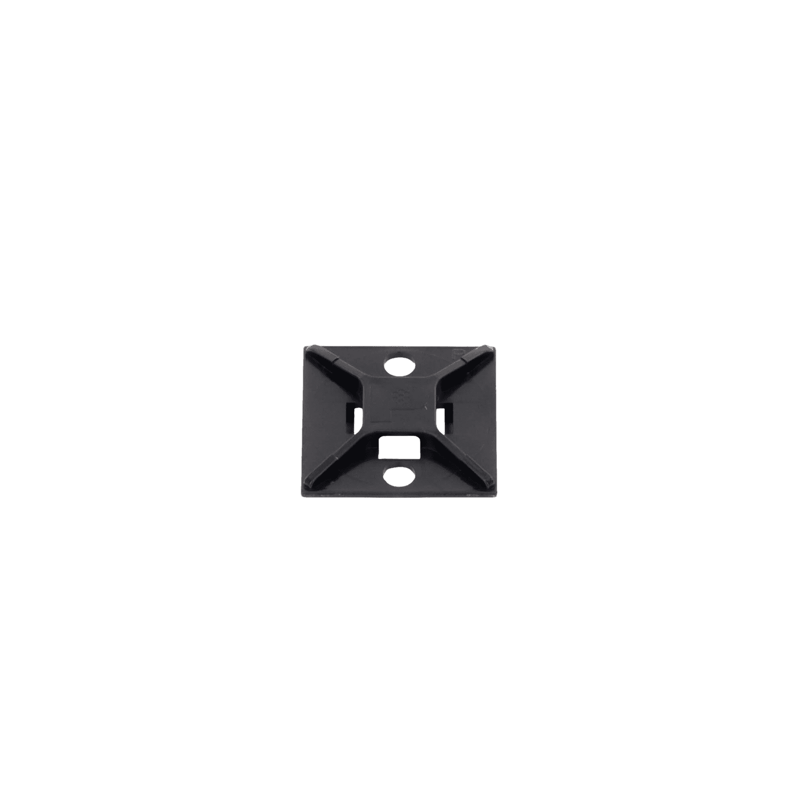 Montaje-Sujetador Para Cable de 4 vías, con Adhesivo Acrilico, 25.4 x 25.4mm (1in x 1in), Color Negro, Uso en Exterior, 1 pieza ABM2S-AT-C0 - PANDUIT