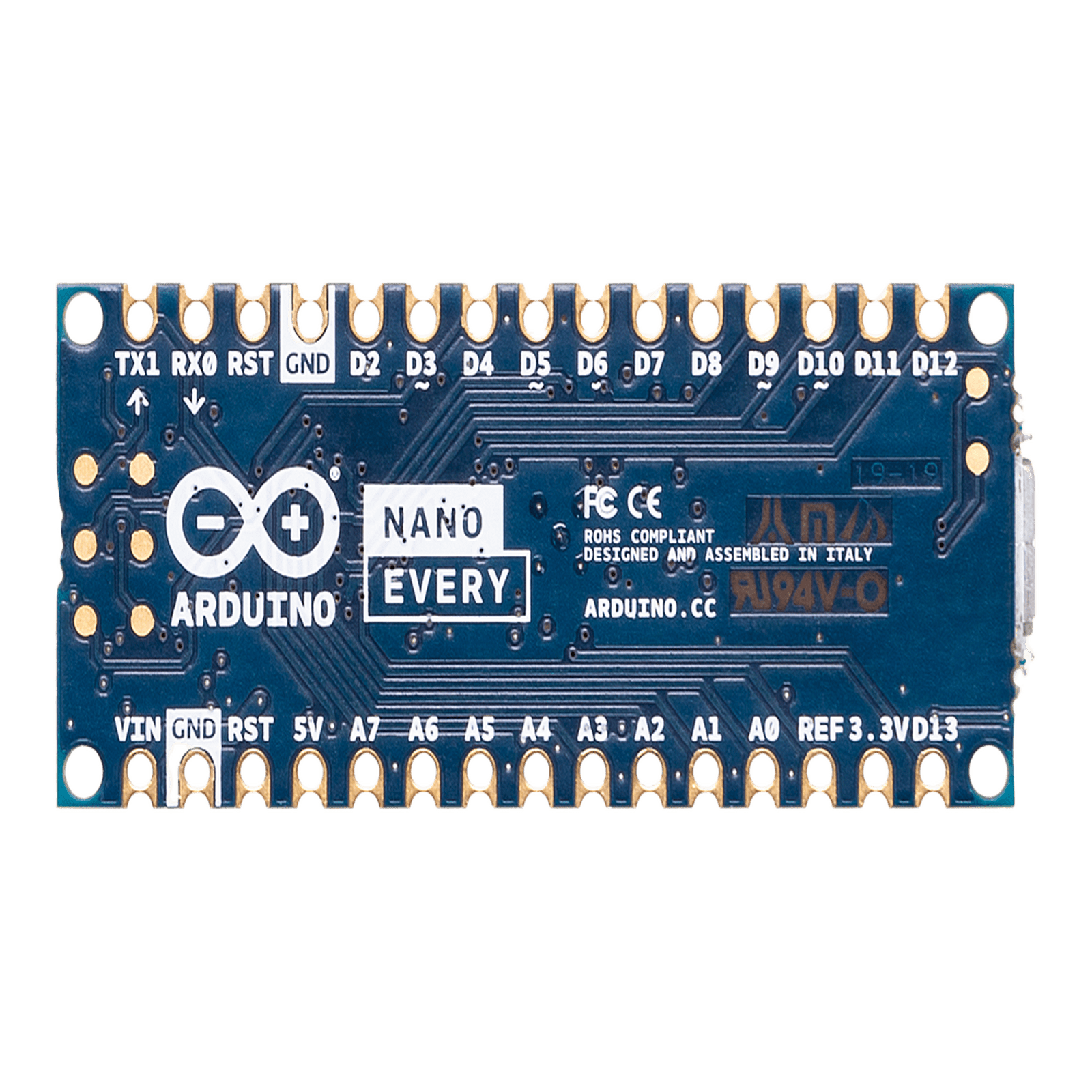 Arduino NANO EVERY sin headers /  La placa arduino más pequeña ideal para proyectos de tamaño reducido ABX-00028 - ARDUINO LLC