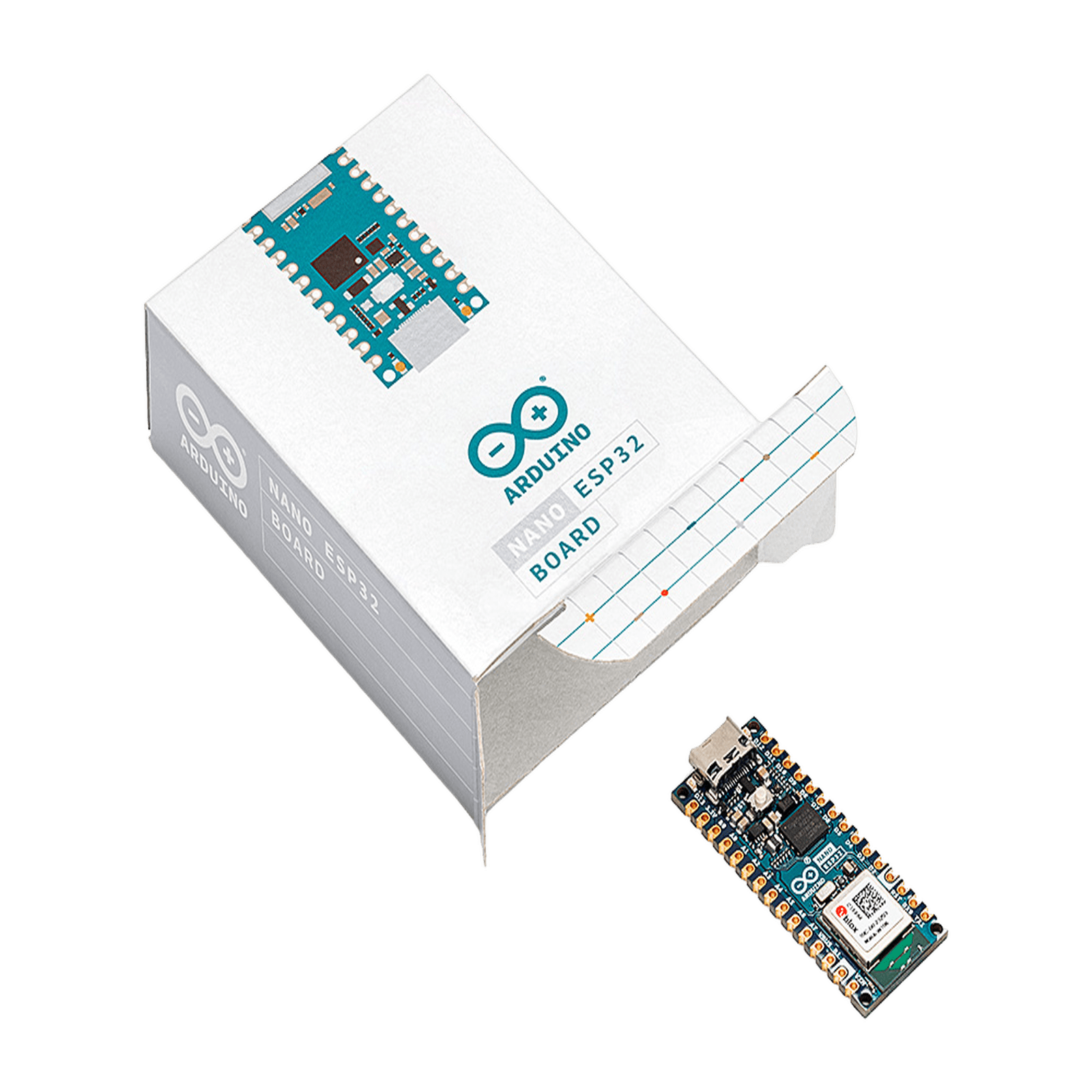 Arduino Nano ESP32 without headers ABX-00092 - ARDUINO LLC
