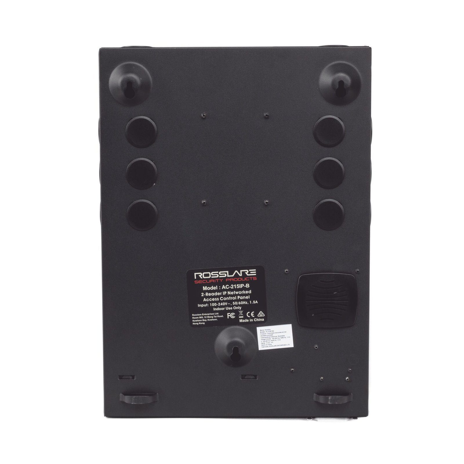 Controlador de Acceso para 2 Lectoras / 30,000 Tarjetas / 20,000 Eventos / Incluye Gabinete y Fuente de Alimentación / Nueva Generación! AC-215IP-BU - ROSSLARE SECURITY PRODUCTS