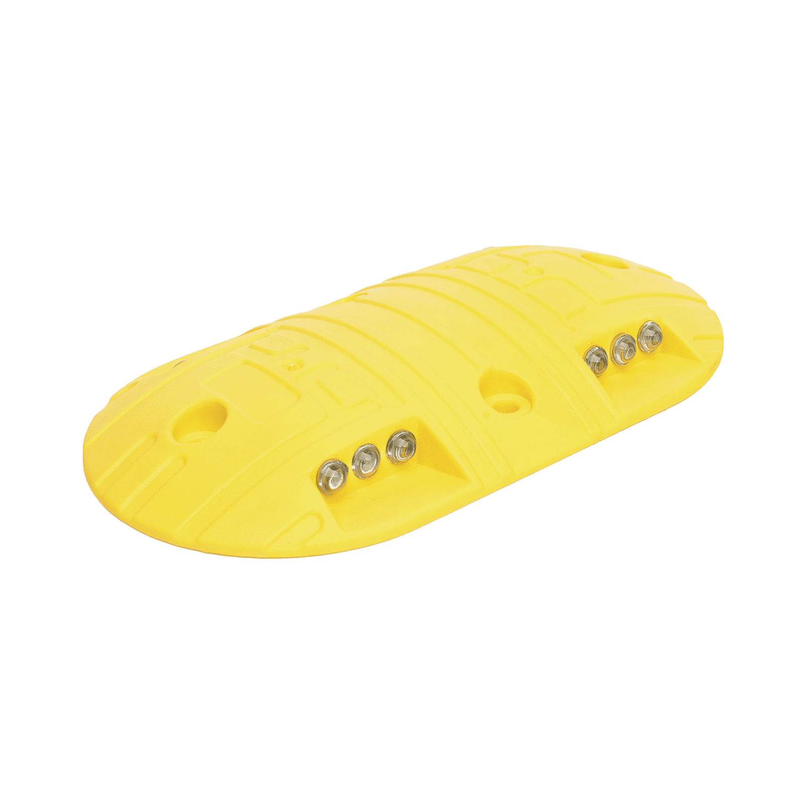 Boya D / Plastico Duradero / Amarilla / 4 Orificios / LEDS REFLEJANTES / 20 Toneladas. AC22-12BY - AccessPRO