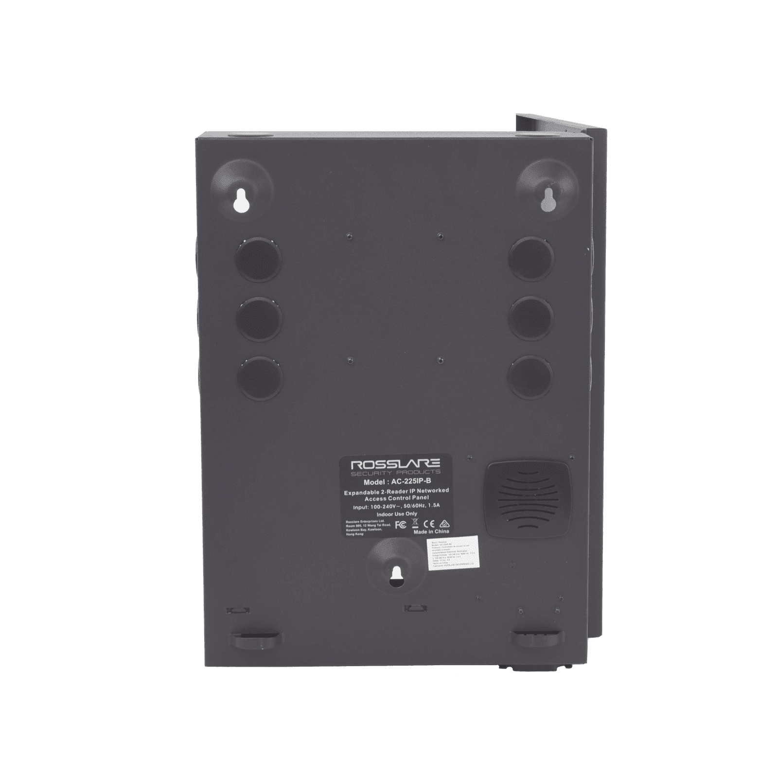 Controlador de Acceso para 2 lectoras / Expandible a 2 Lectores Adicionales / 30,000 Tarjetas / Incluye Gabinete y Fuente de Alimentación / Nueva Generación! AC-225IP-BU - ROSSLARE SECURITY PRODUCTS