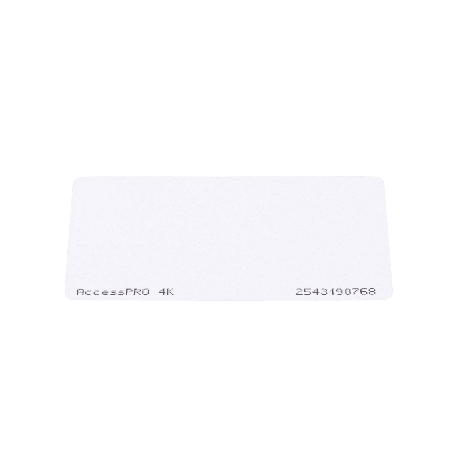 Tarjeta MIFARE Classic / Tipo ISO Card / Memoria 4Kb / Imprimible / Frecuencia 13.56 Mhz ACCESS-CARD-M4K - AccessPRO