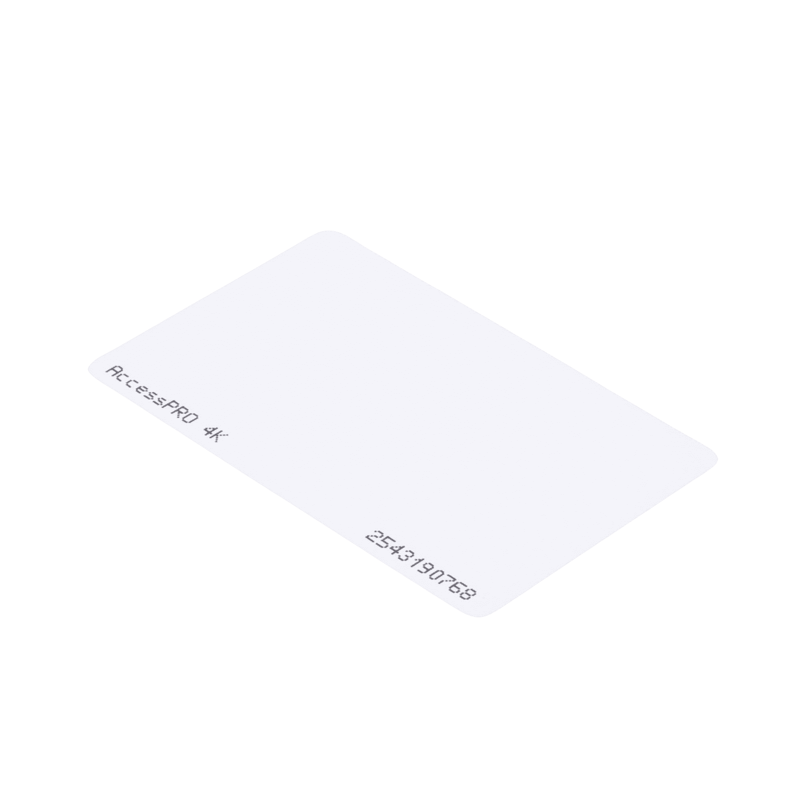 Tarjeta MIFARE Classic / Tipo ISO Card / Memoria 4Kb / Imprimible / Frecuencia 13.56 Mhz ACCESS-CARD-M4K - AccessPRO