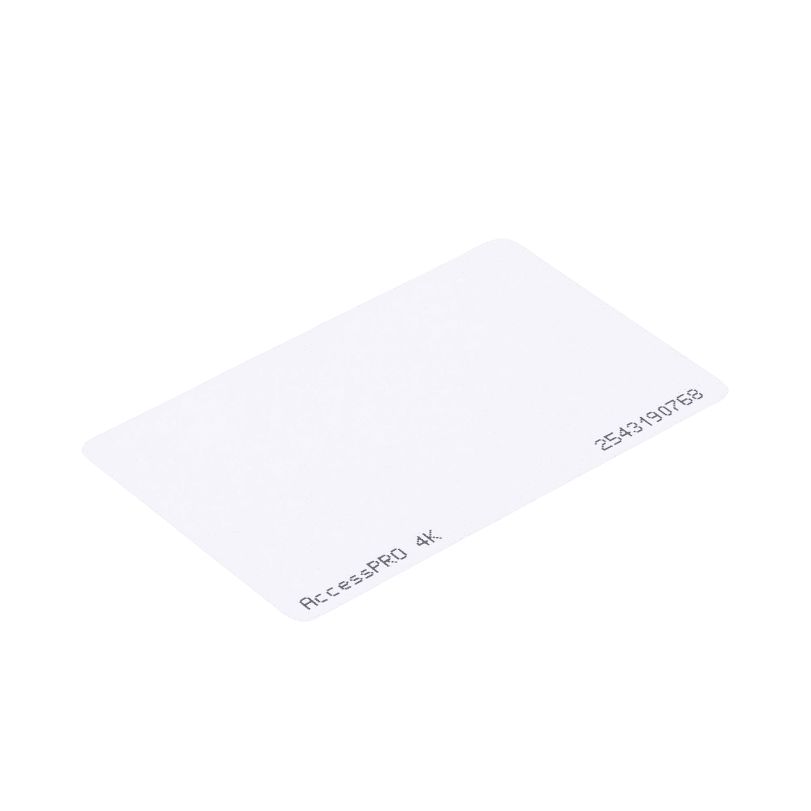 Tarjeta MIFARE Classic / Tipo ISO Card / Memoria 4Kb / Imprimible / Frecuencia 13.56 Mhz ACCESS-CARD-M4K - AccessPRO