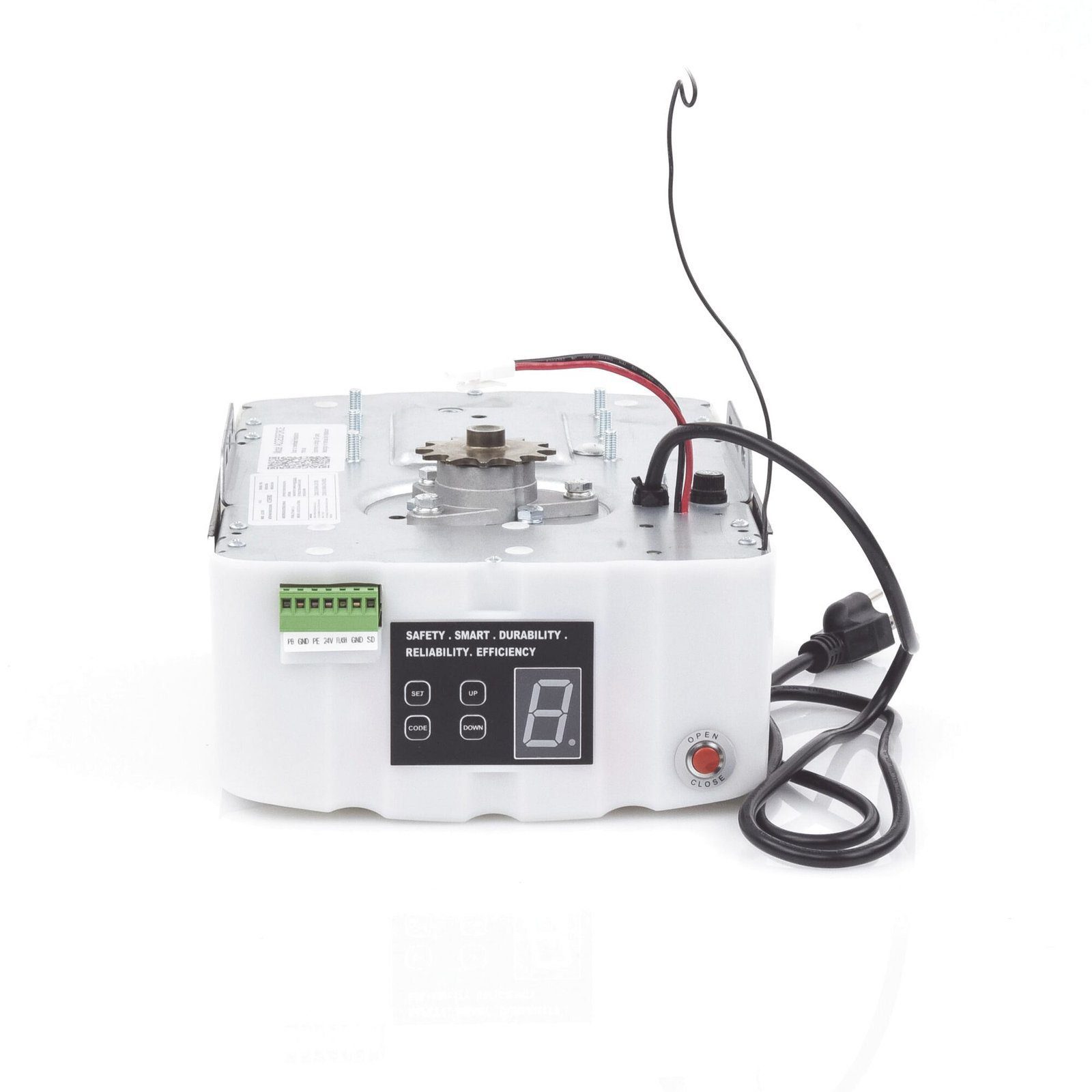 Kit Puertas  Garage / 1/2HP / Fuerte / Silencioso / Riel 3mts en Secciones Tipo “T” / Apertura mediante App / 2 Controles Inalámbricos Visera / 1 Control Inalámbrico Pared / Respaldo Energia. ACCESSFORCE - AccessPRO