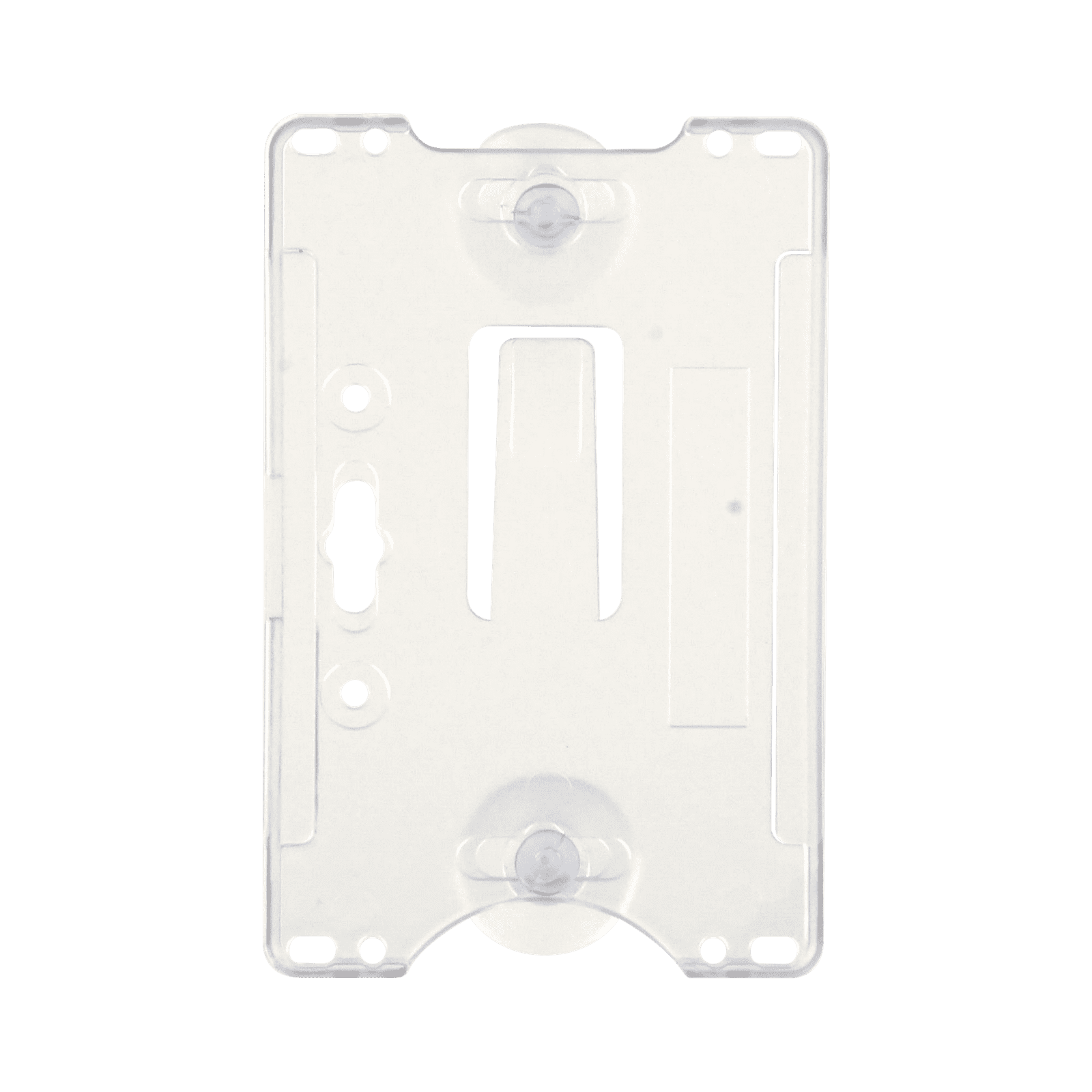 Porta tarjeta de plastico ABS / Transparente / Compatible con tarjetas ACCESSCARDEPC / PROCARDX o Formato CR80 ACCESS-HOLDERA - AccessPRO