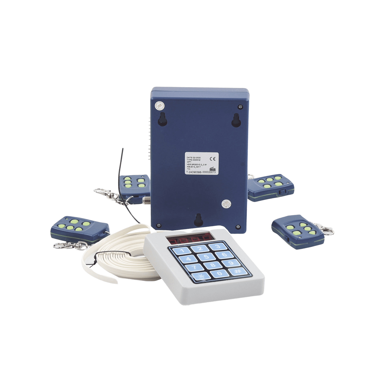 Receptor Inalambrico Universal Administrable por Software, Hasta 1600 controles de usuarios, compatible con Barreras y Motores de puertas ACCESSPRO300 - AccessPRO