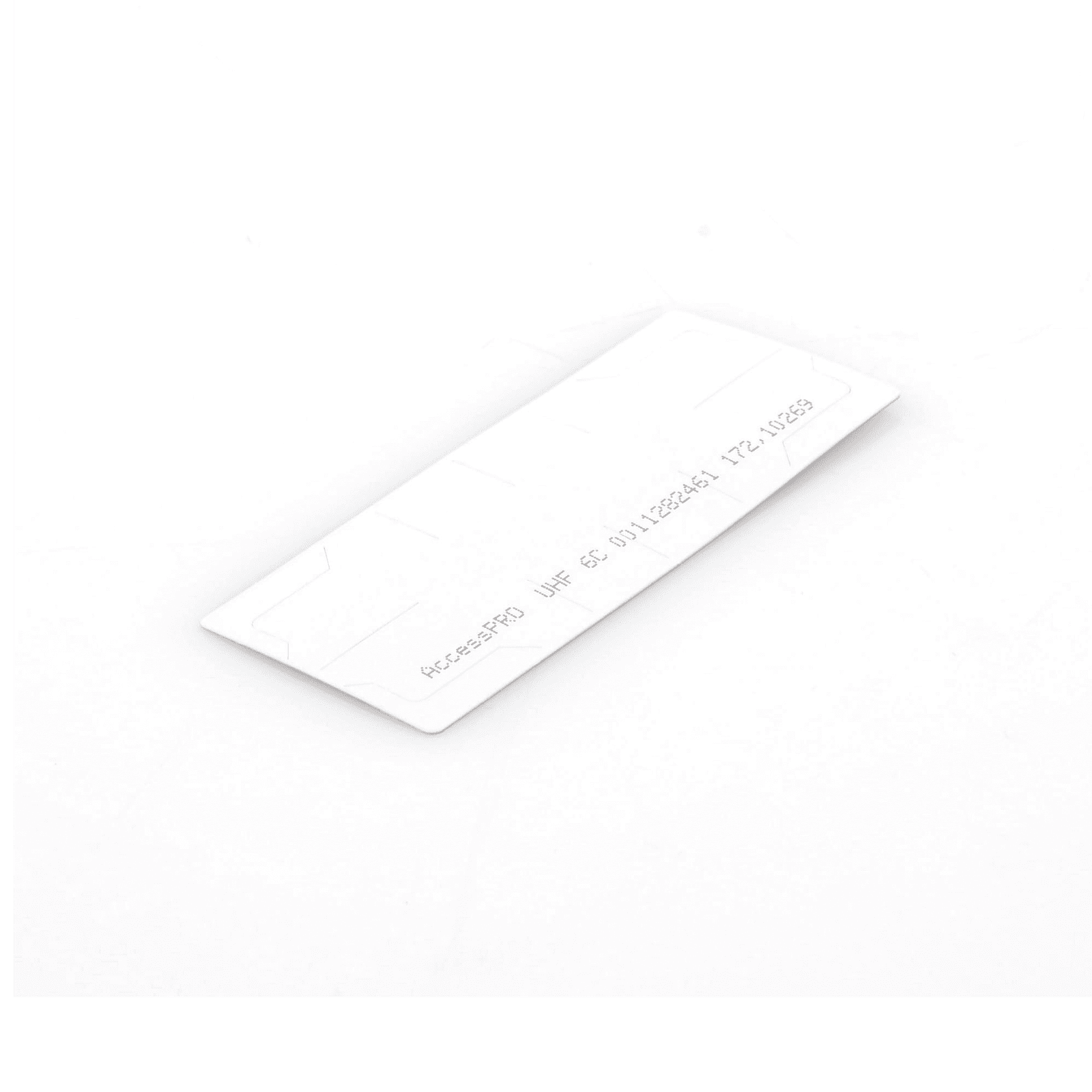 UHF TAG Adherible Tipo Etiqueta / EPC GEN 2 / Se Adhiere al Cristal del Vehículo / Compatible con Lectoras de Largo Alcance PRO12RF y PRO6RF ACCESSTAGV2 - AccessPRO