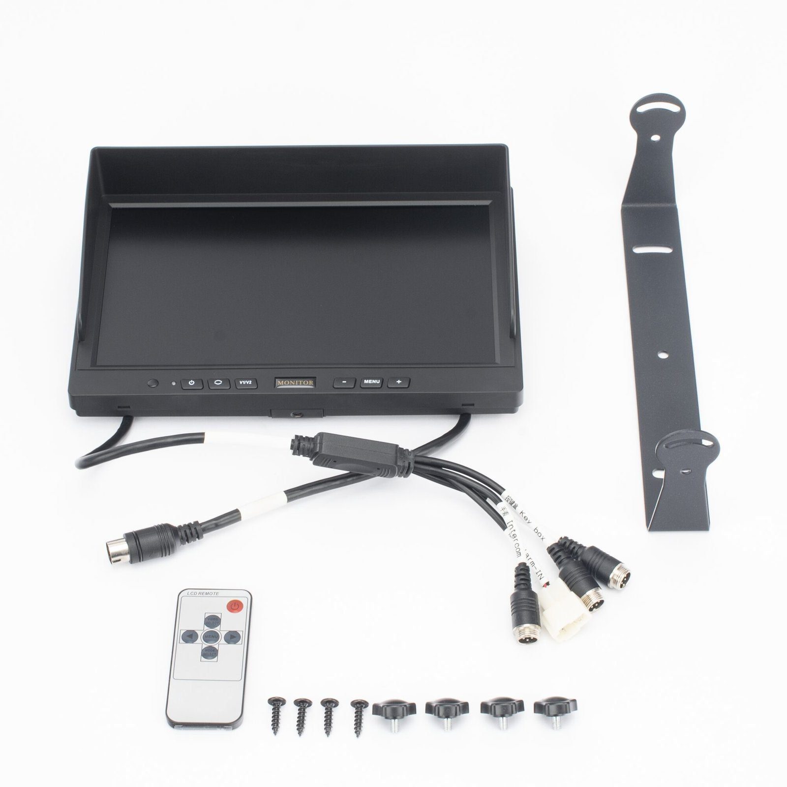 Monitor y Botones de 10.1″ LCD / Compatible con DVR Móvil HIKVISION / Conector VGA AE-MW1104 - HIKVISION