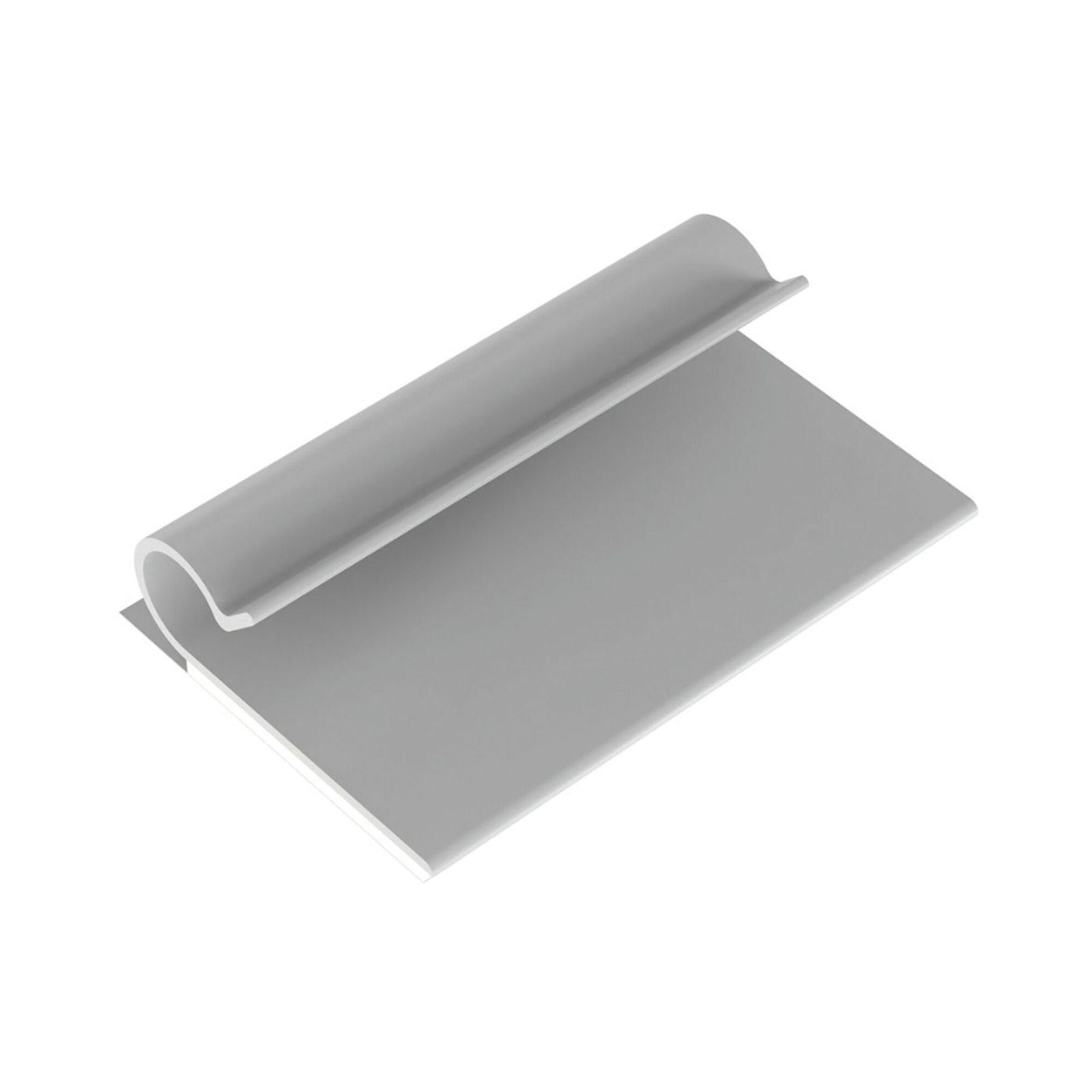 Clip Adhesivo Tipo J, Para Cables de Hasta 6.4 mm de Diametro, Uso Interior, Color Gris, Paquete de 100pz AJC25-A-C - PANDUIT